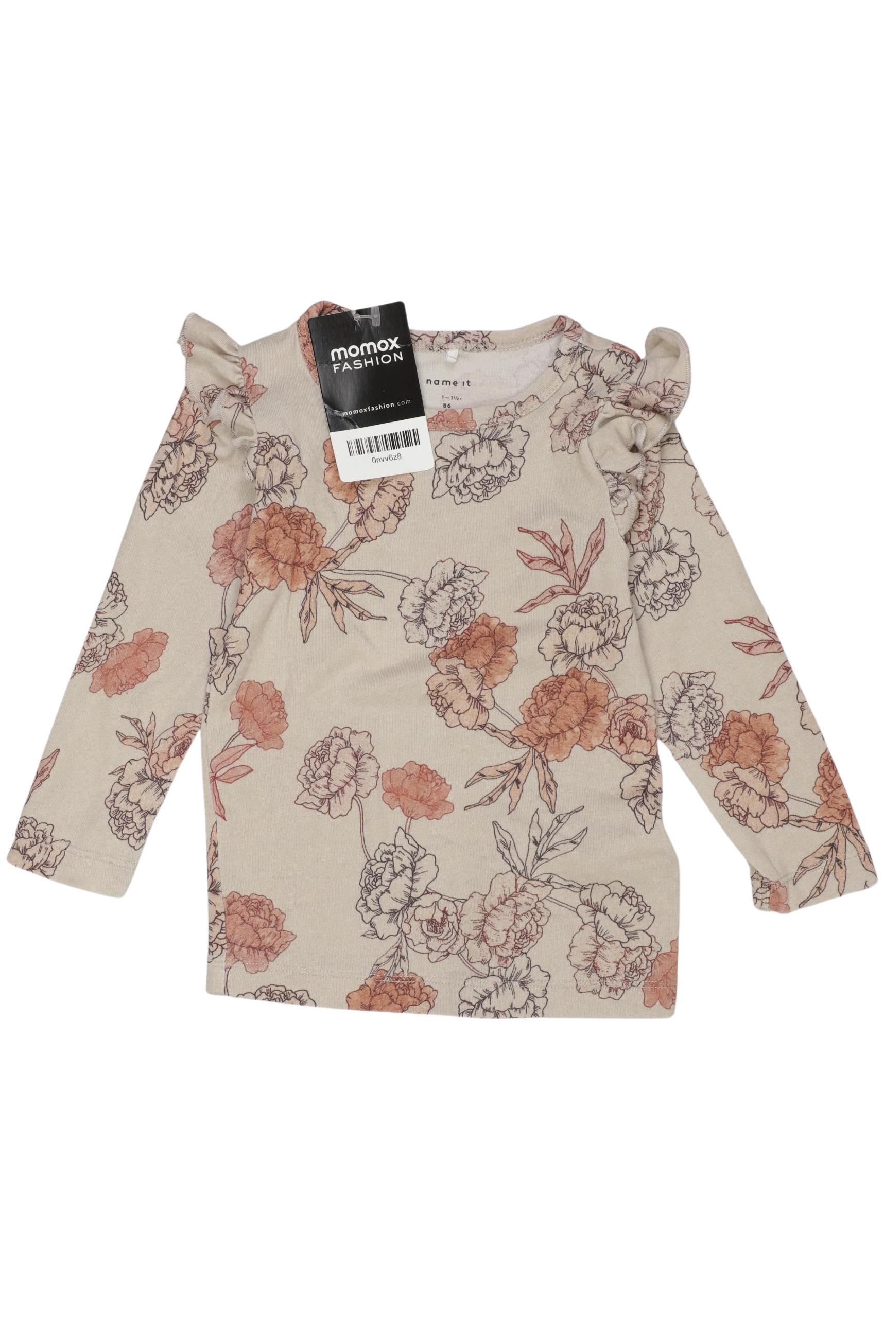 

name it Mädchen Langarmshirt, beige, Gr. 86