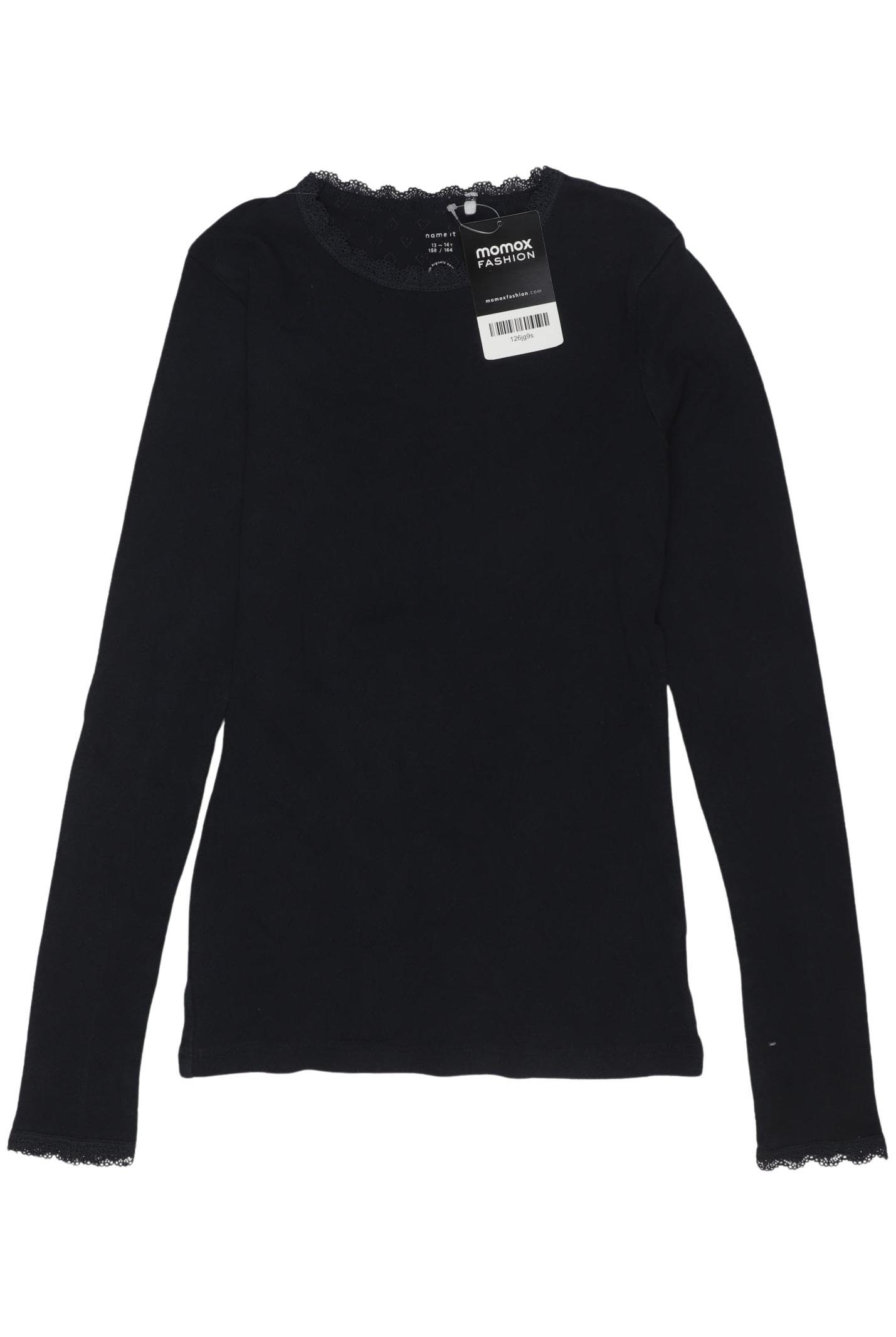 

name it Mädchen Langarmshirt, schwarz, Gr. 164