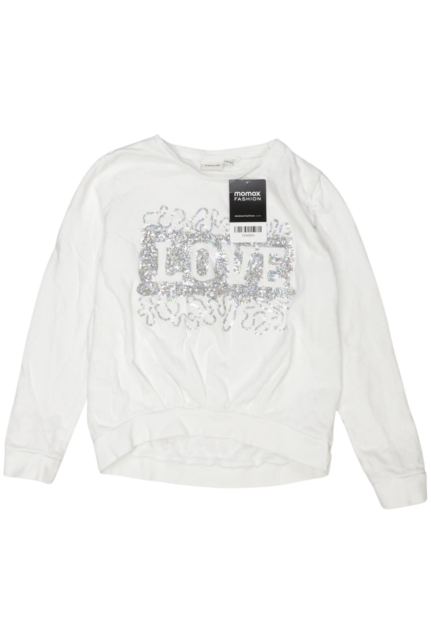 

name it Mädchen Hoodies & Sweater, weiß, Gr. 134/140