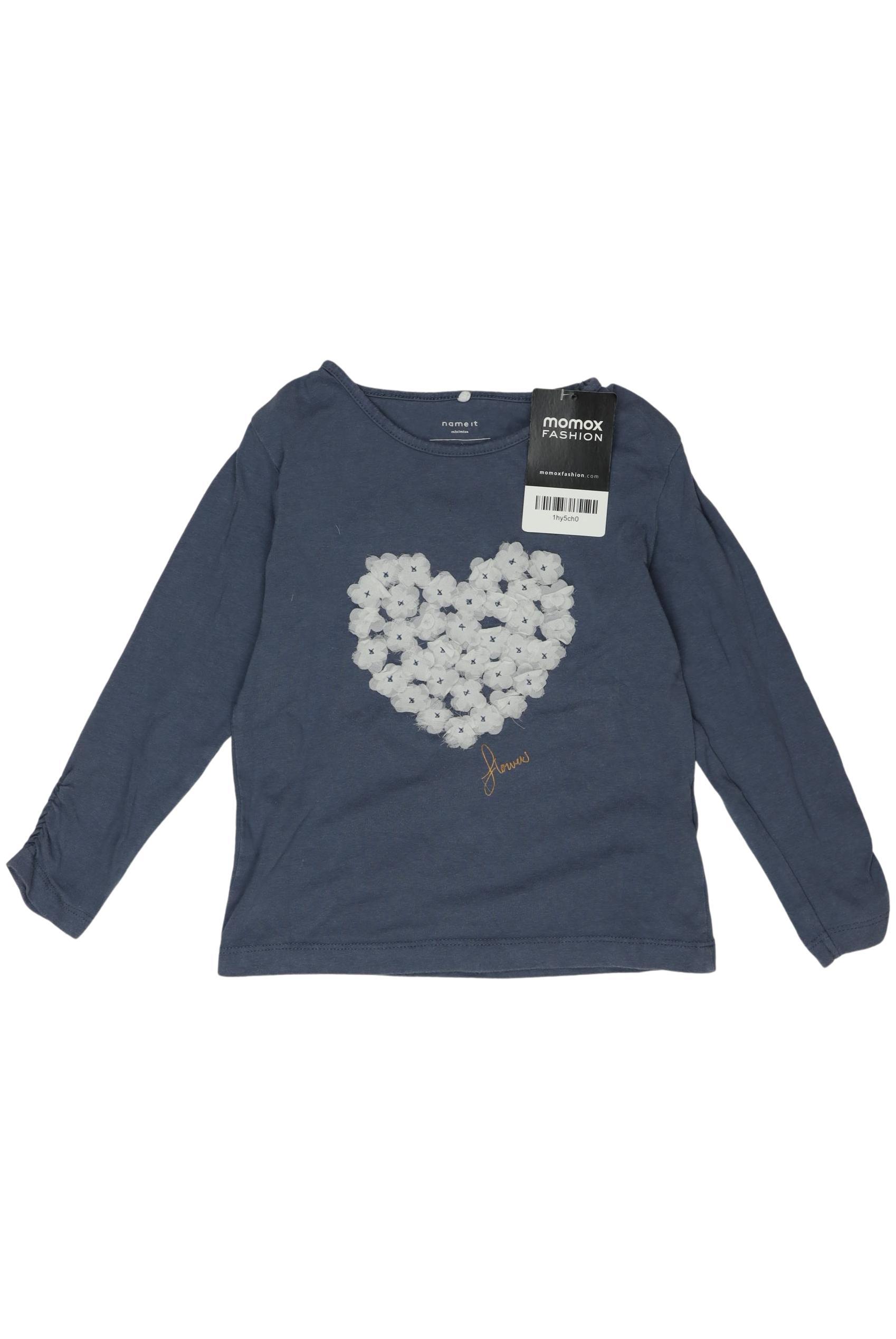 

name it Mädchen Langarmshirt, marineblau, Gr. 92