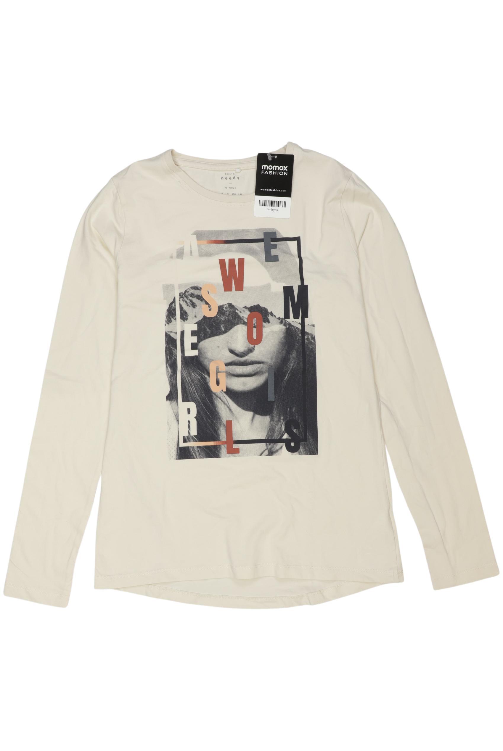 

name it Mädchen Langarmshirt, cremeweiß, Gr. 158/164