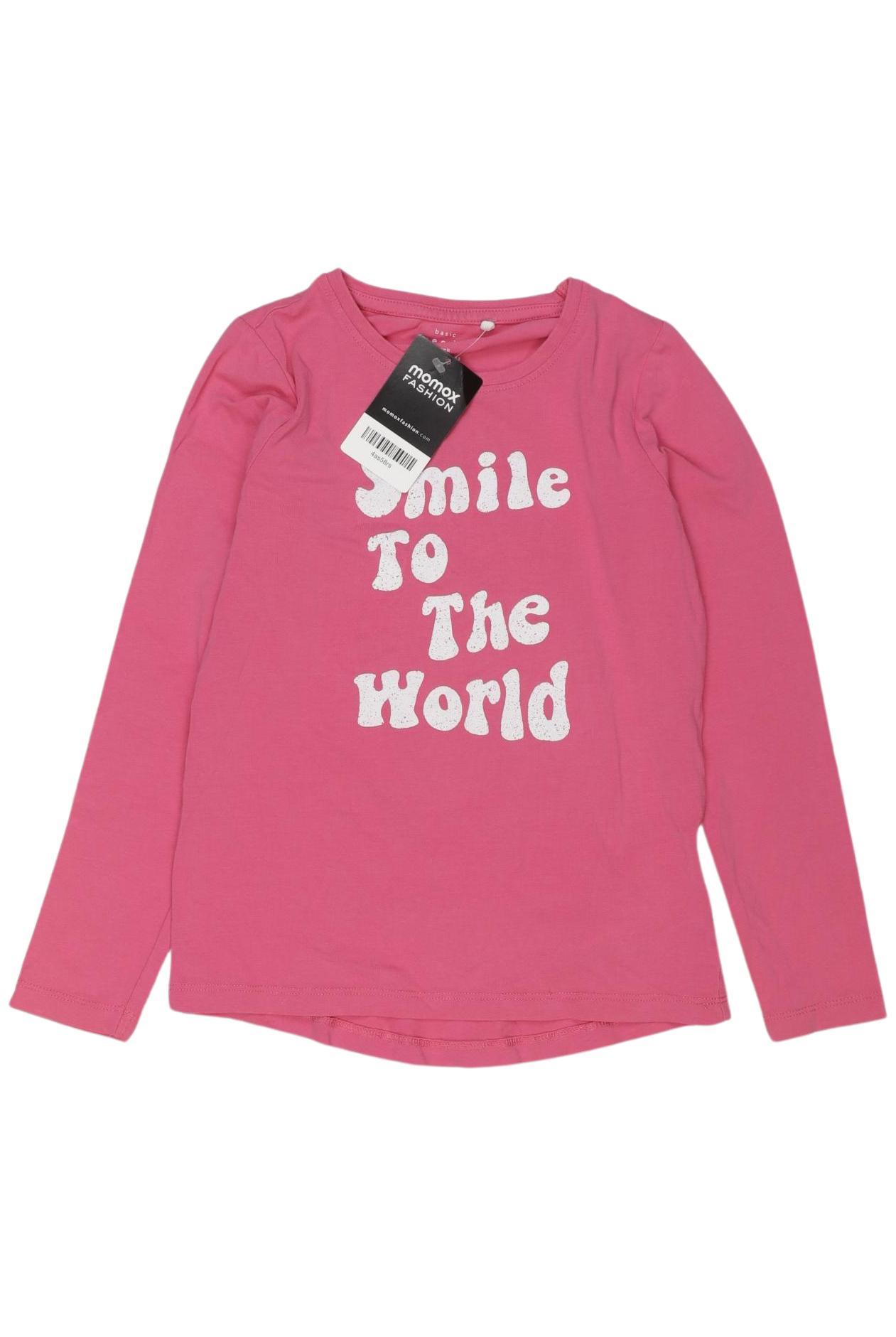 

name it Mädchen Langarmshirt, pink, Gr. 122/128