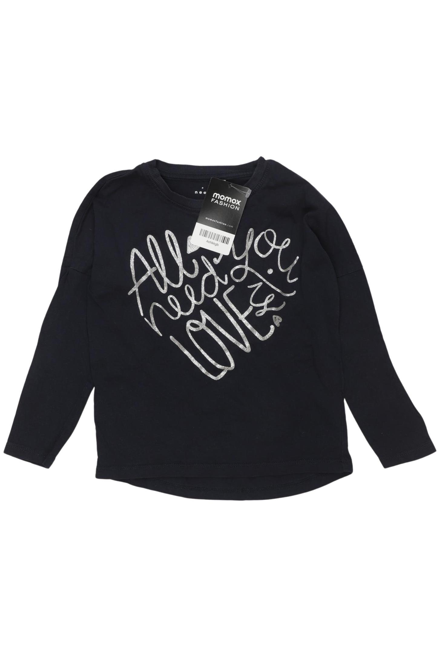 

name it Mädchen Langarmshirt, marineblau, Gr. 110