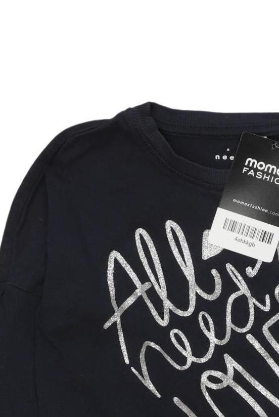 Thumbnail - name it Mädchen Langarmshirt, marineblau, Gr. 110