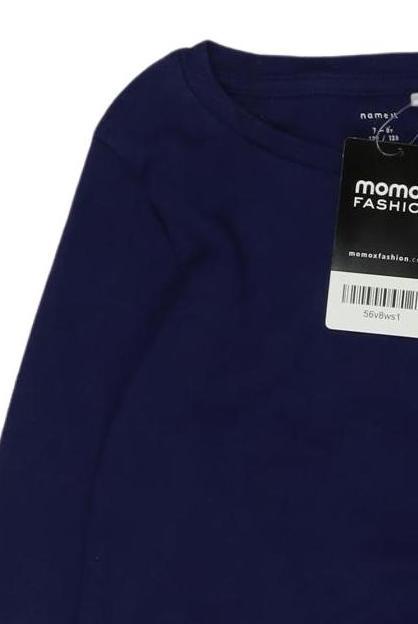 Thumbnail - name it Mädchen Langarmshirt, marineblau, Gr. 122/128