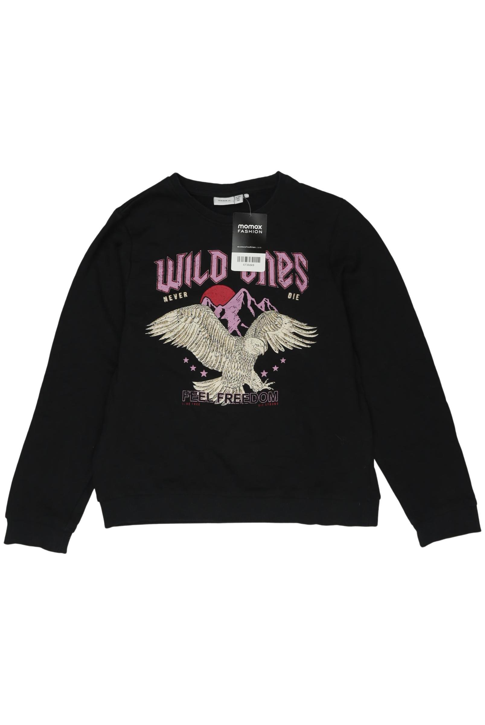 

name it Damen Hoodies & Sweater, schwarz, Gr. 146/152