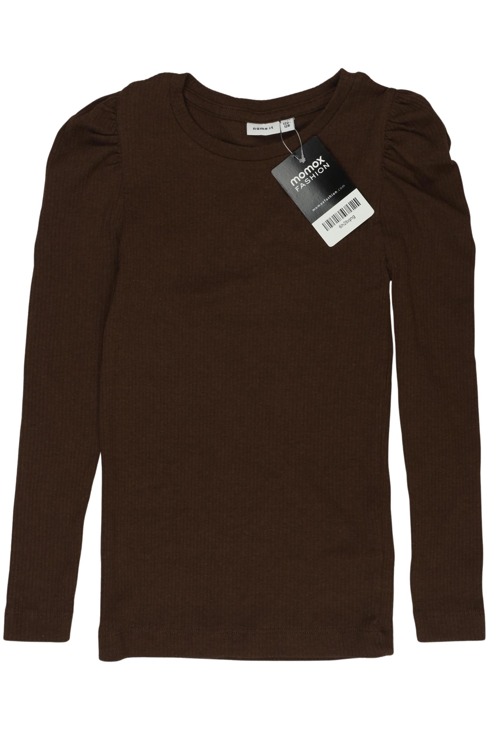 

name it Mädchen Langarmshirt, braun, Gr. 128