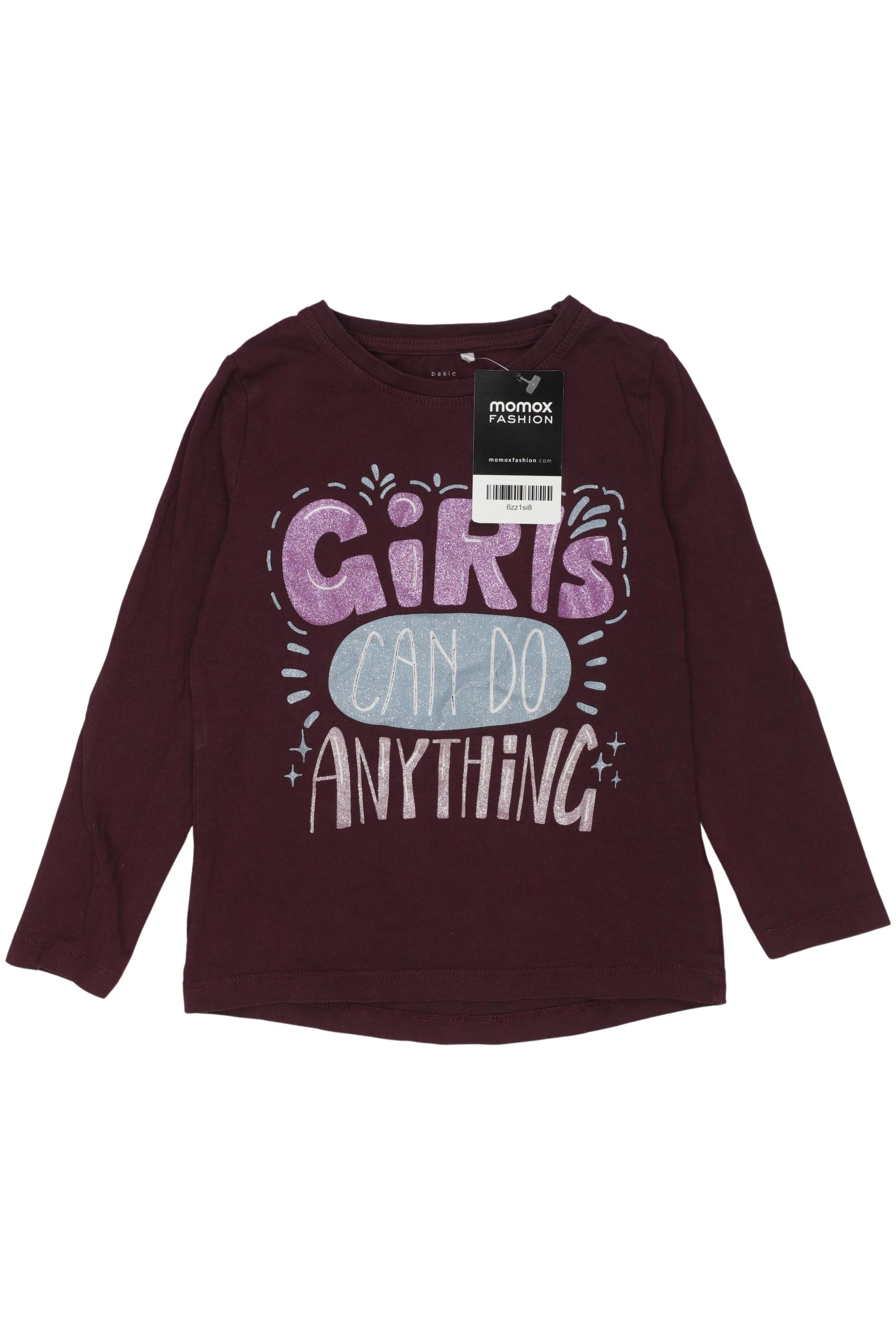 

name it Mädchen Langarmshirt, bordeaux, Gr. 110