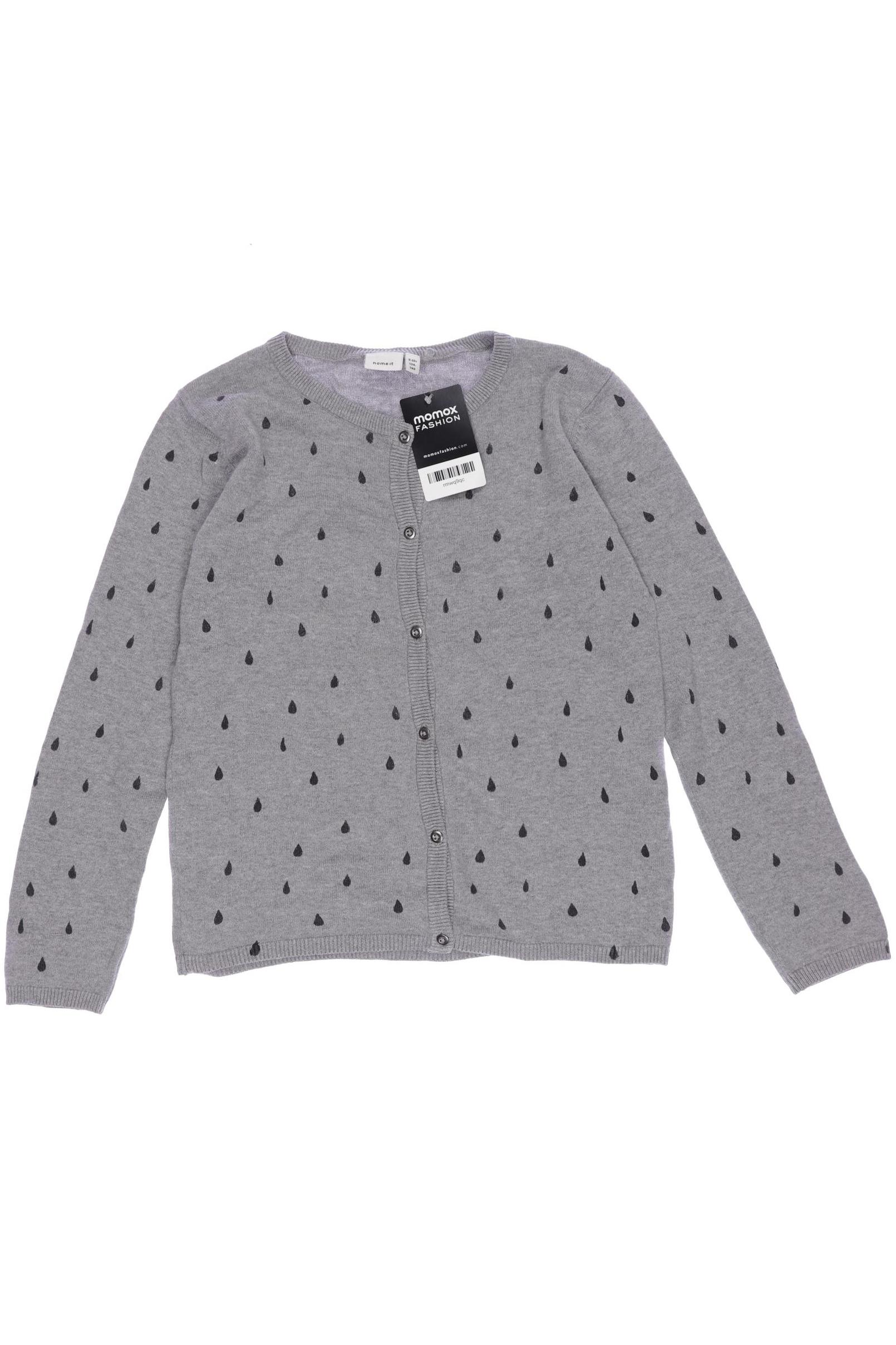 

name it Damen Strickjacke, grau, Gr. 134