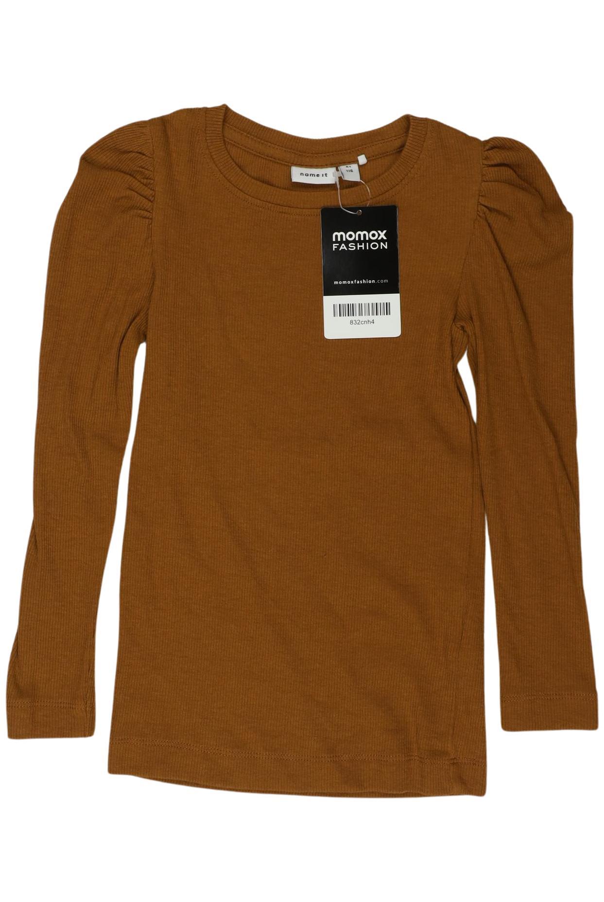 

name it Mädchen Langarmshirt, braun, Gr. 116