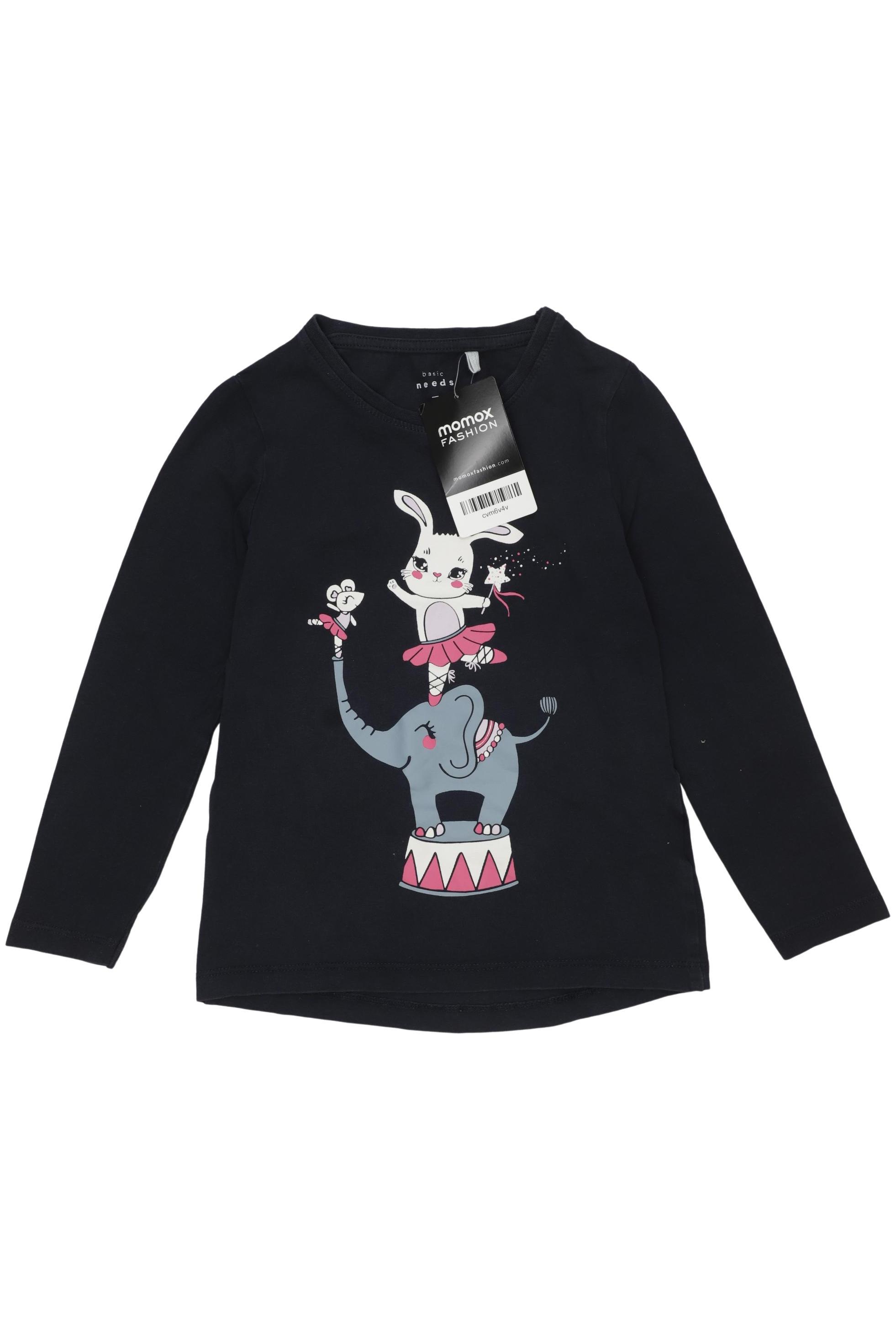 

name it Mädchen Langarmshirt, marineblau, Gr. 110