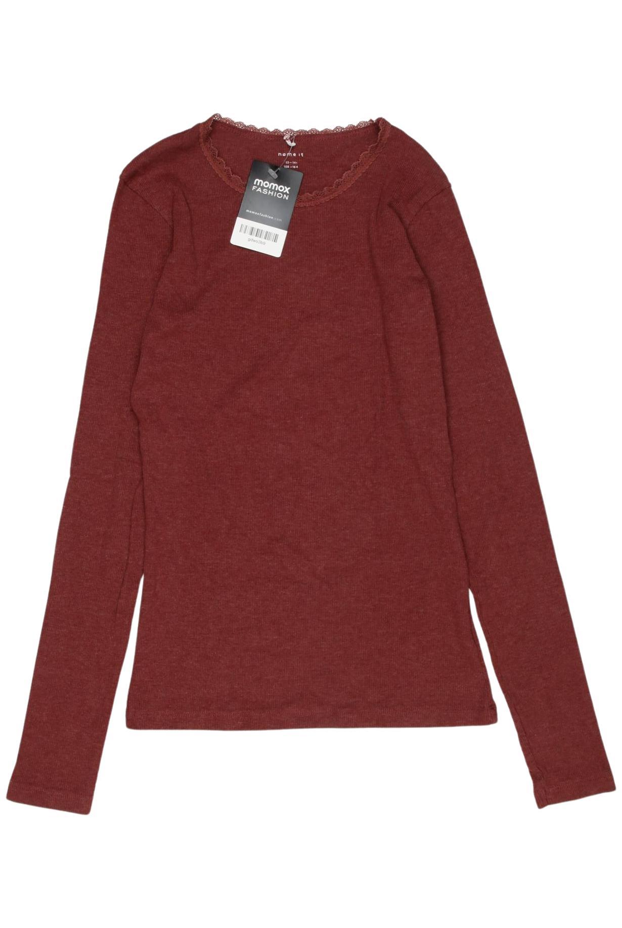 

name it Mädchen Langarmshirt, rot, Gr. 158/164