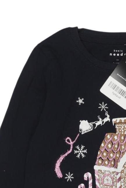 Thumbnail - name it Mädchen Langarmshirt, marineblau, Gr. 104