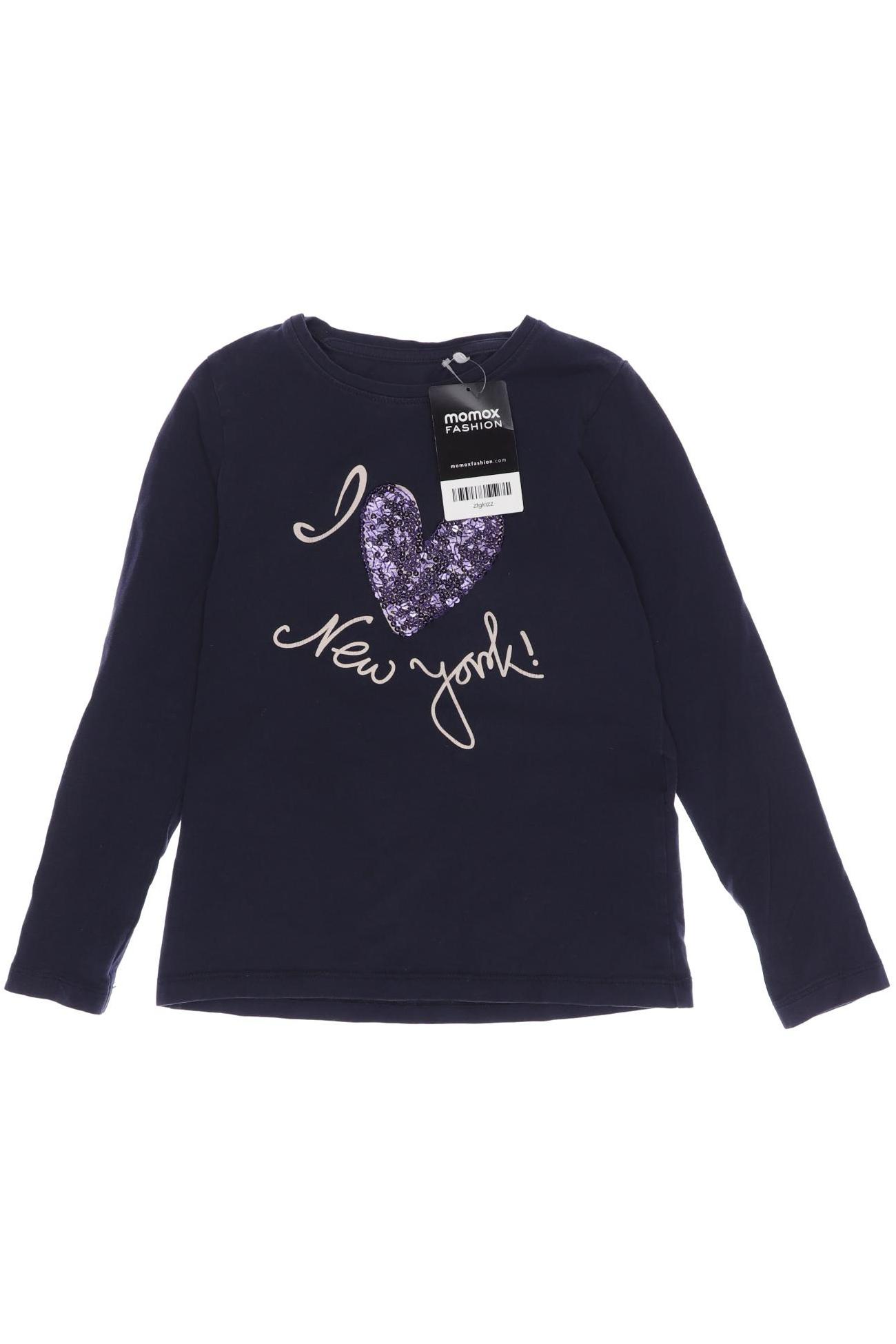 

name it Mädchen Langarmshirt, marineblau
