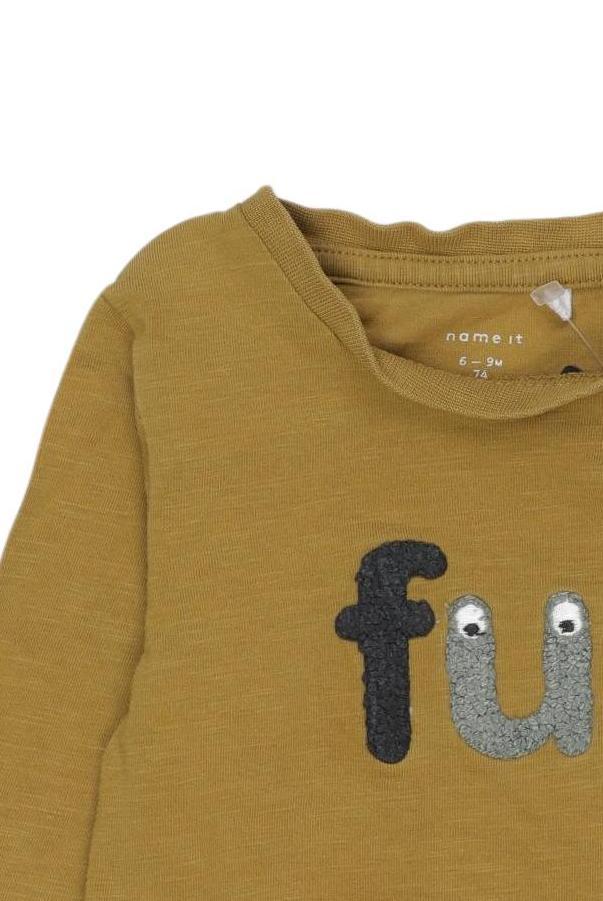 Thumbnail - name it Mädchen Langarmshirt, braun, Gr. 74