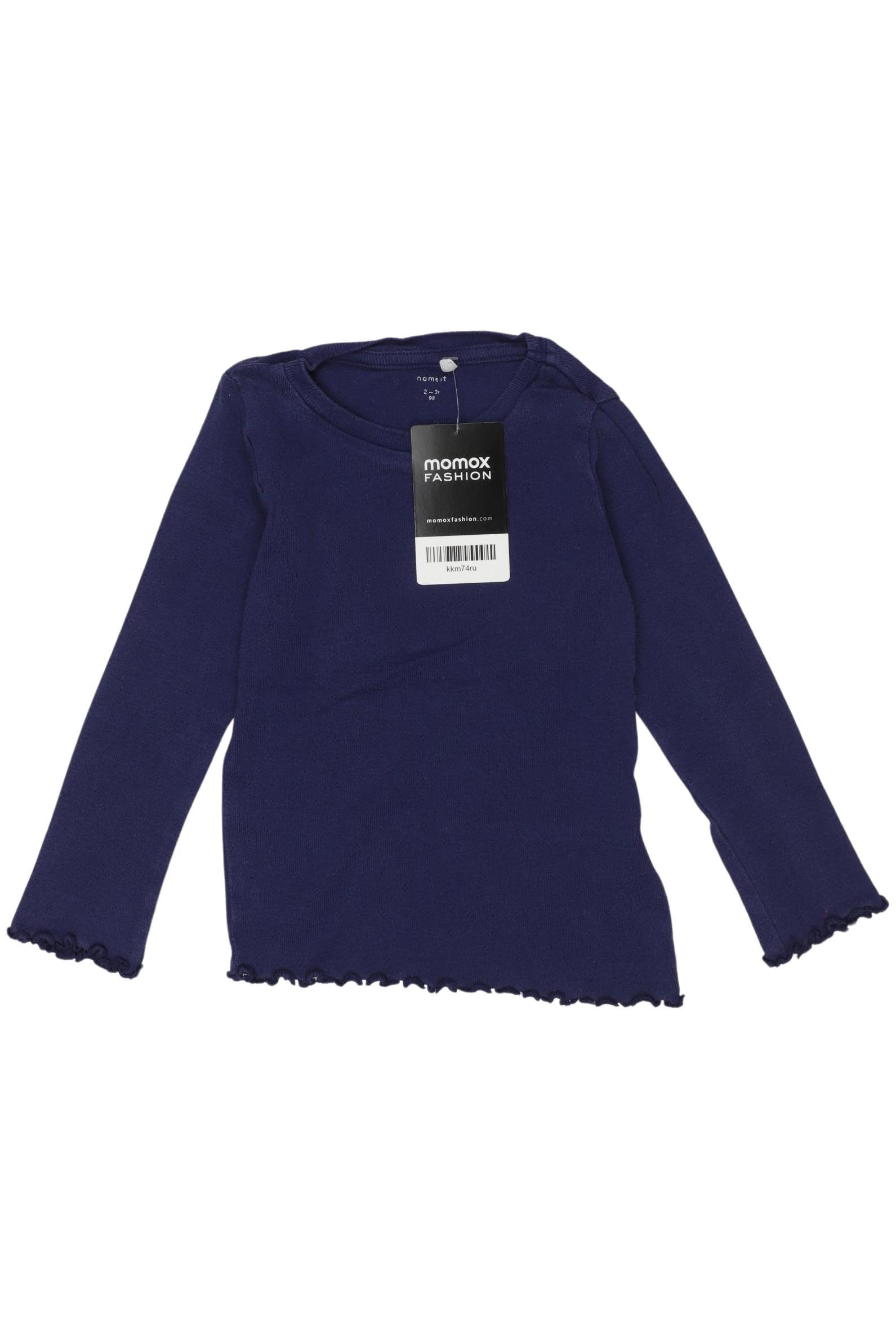

name it Mädchen Langarmshirt, marineblau, Gr. 98