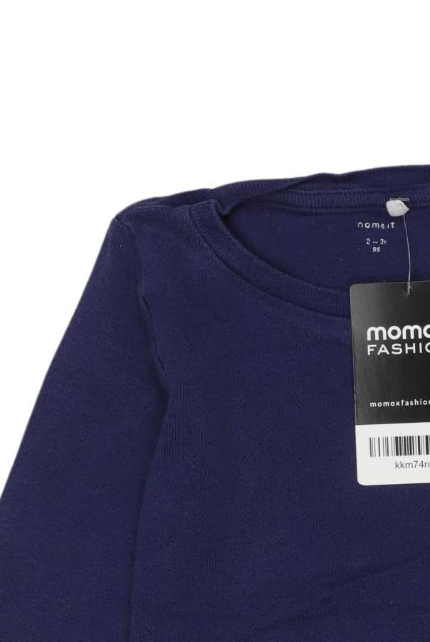 Thumbnail - name it Mädchen Langarmshirt, marineblau, Gr. 98