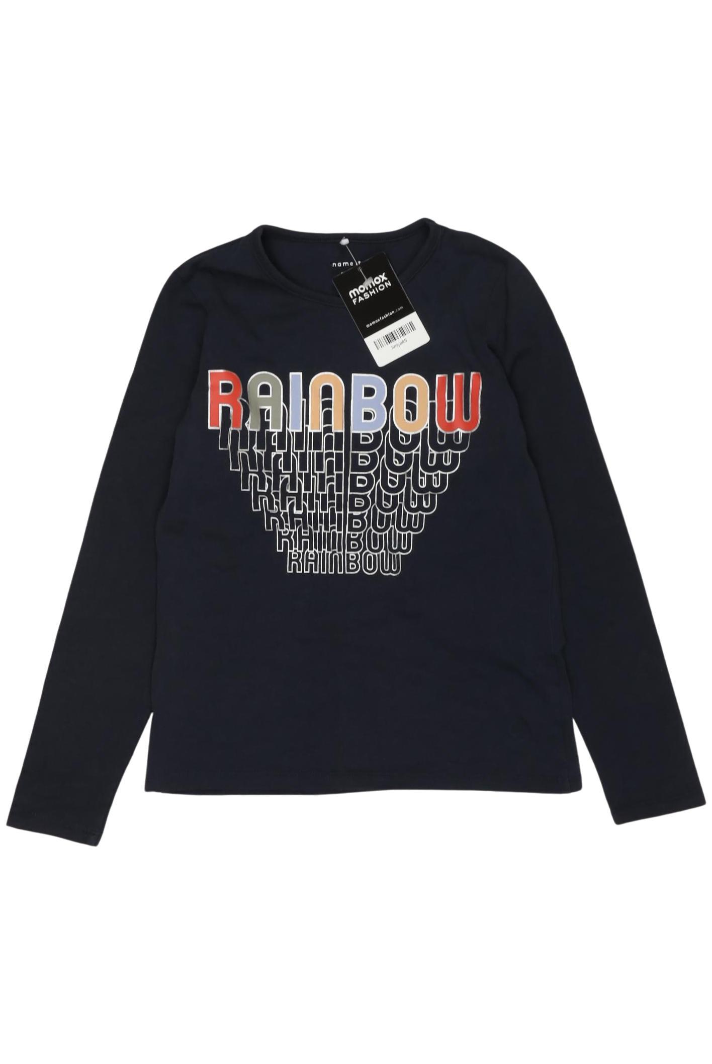 

name it Mädchen Langarmshirt, marineblau, Gr. 134/140