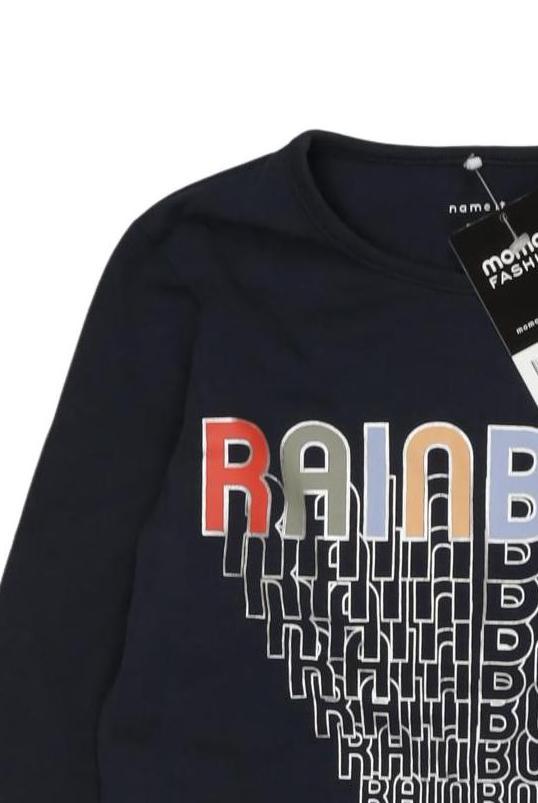 Thumbnail - name it Mädchen Langarmshirt, marineblau, Gr. 134/140