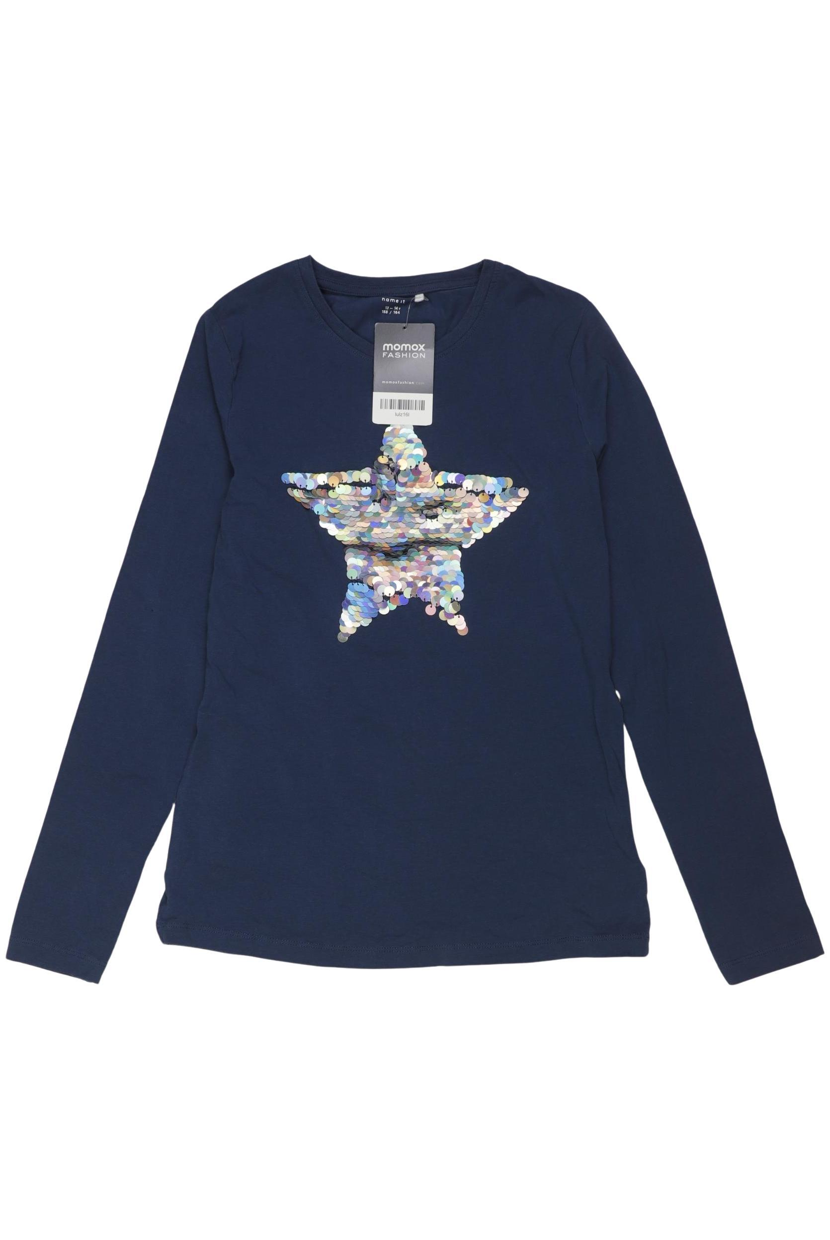 

name it Mädchen Langarmshirt, marineblau, Gr. 158/164