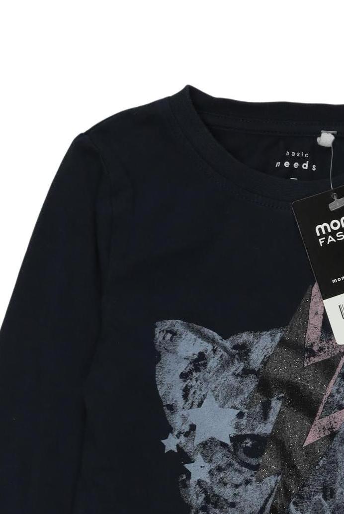 Thumbnail - name it Mädchen Langarmshirt, marineblau, Gr. 116