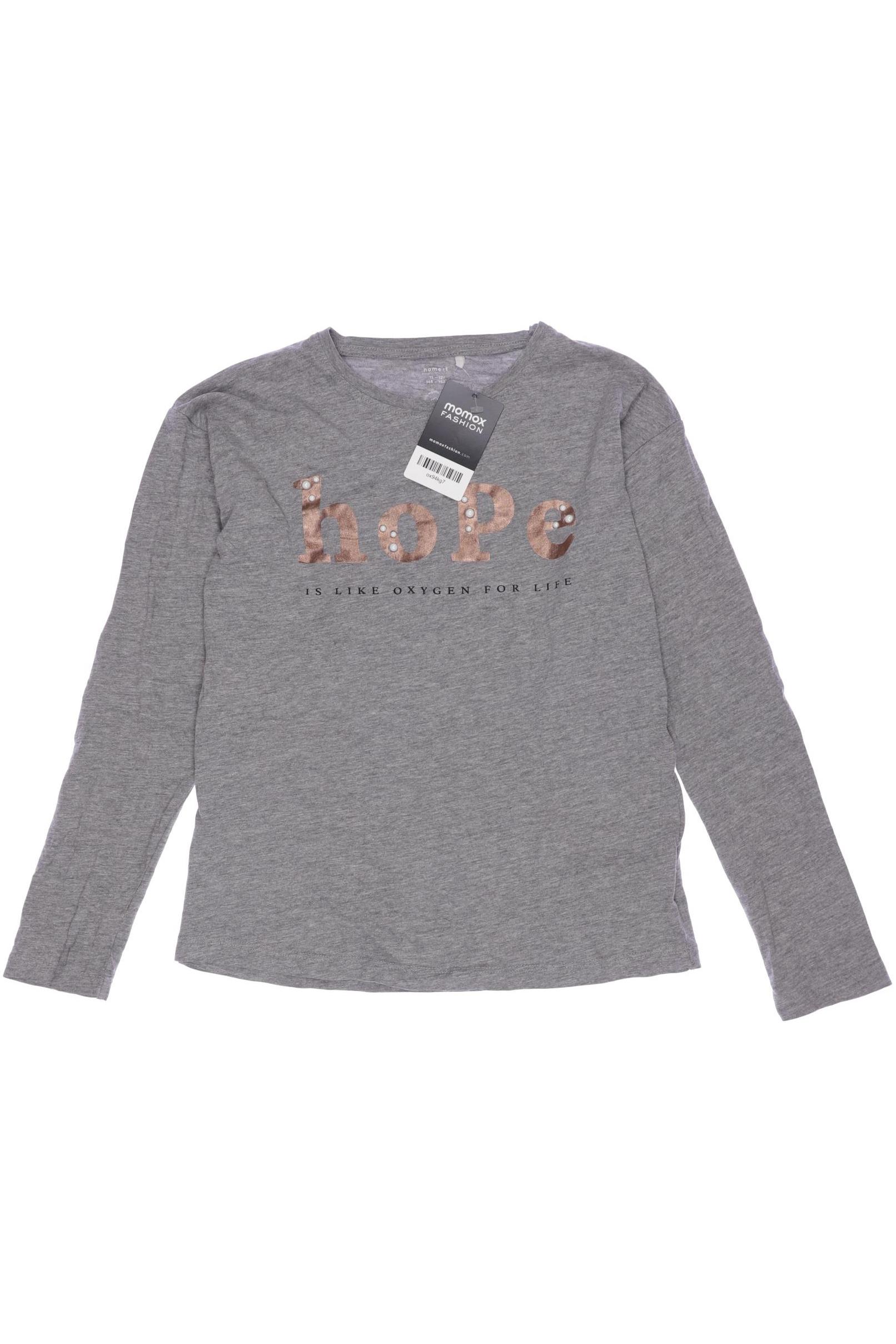 

name it Damen Langarmshirt, grau, Gr. 146