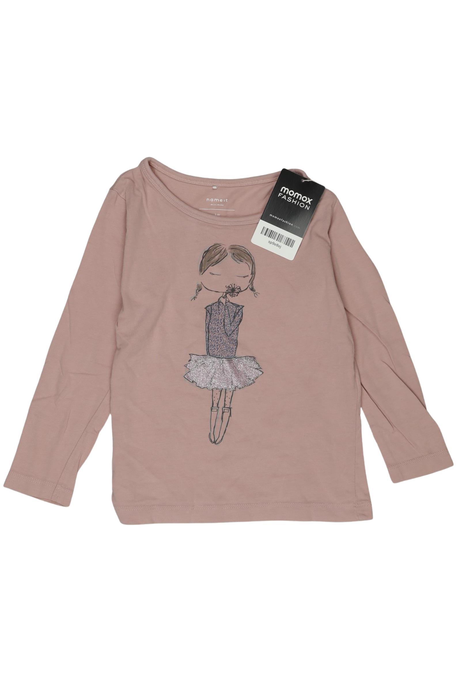 

name it Mädchen Langarmshirt, pink, Gr. 104