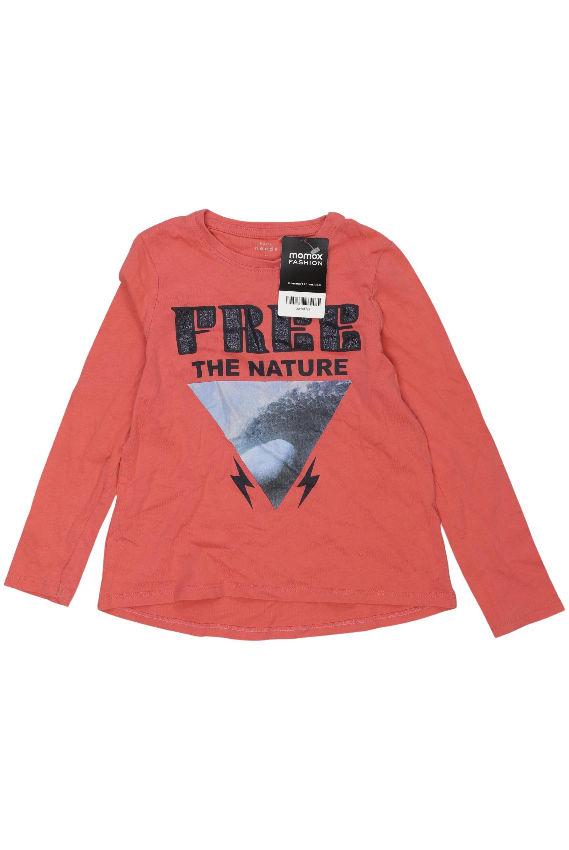 

name it Mädchen Langarmshirt, rot, Gr. 122/128