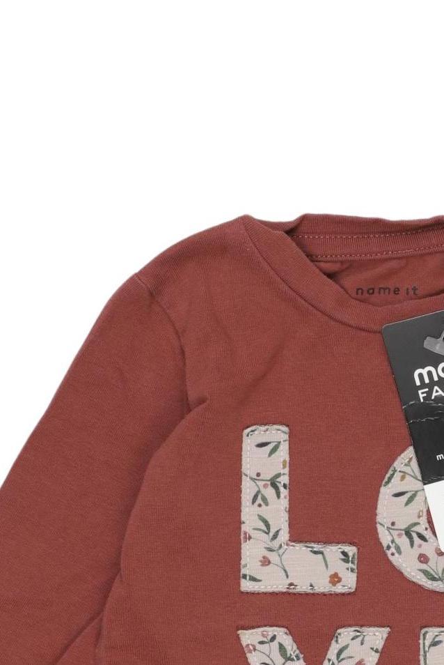 Thumbnail - name it Mädchen Langarmshirt, rot, Gr. 62