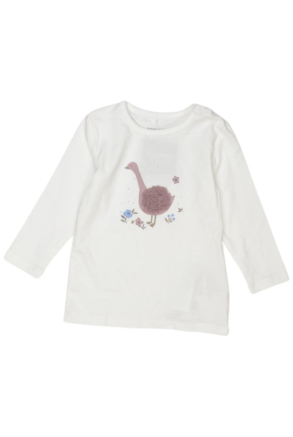 

name it Mädchen Langarmshirt, weiß, Gr. 68