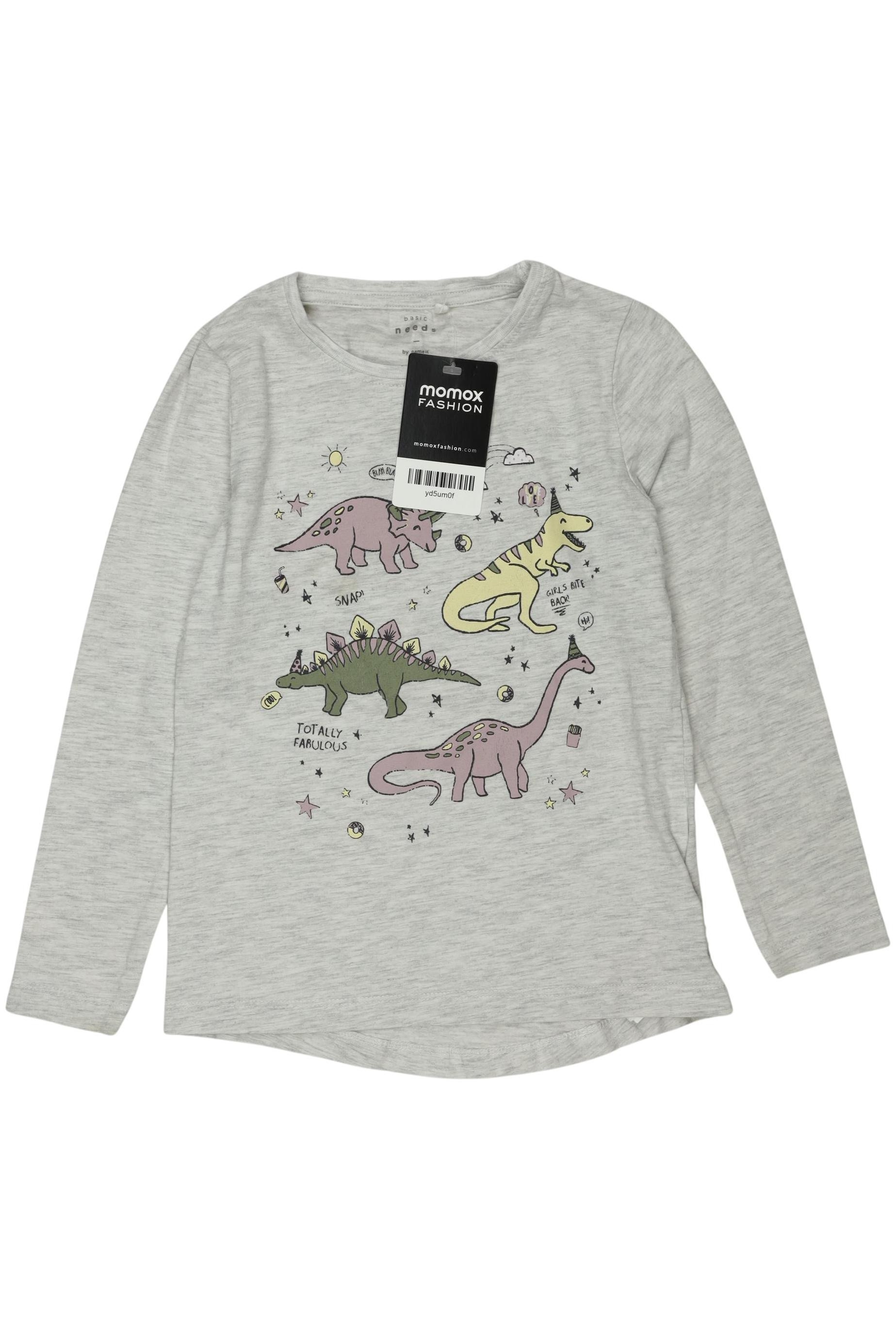 

name it Mädchen Langarmshirt, grau, Gr. 116