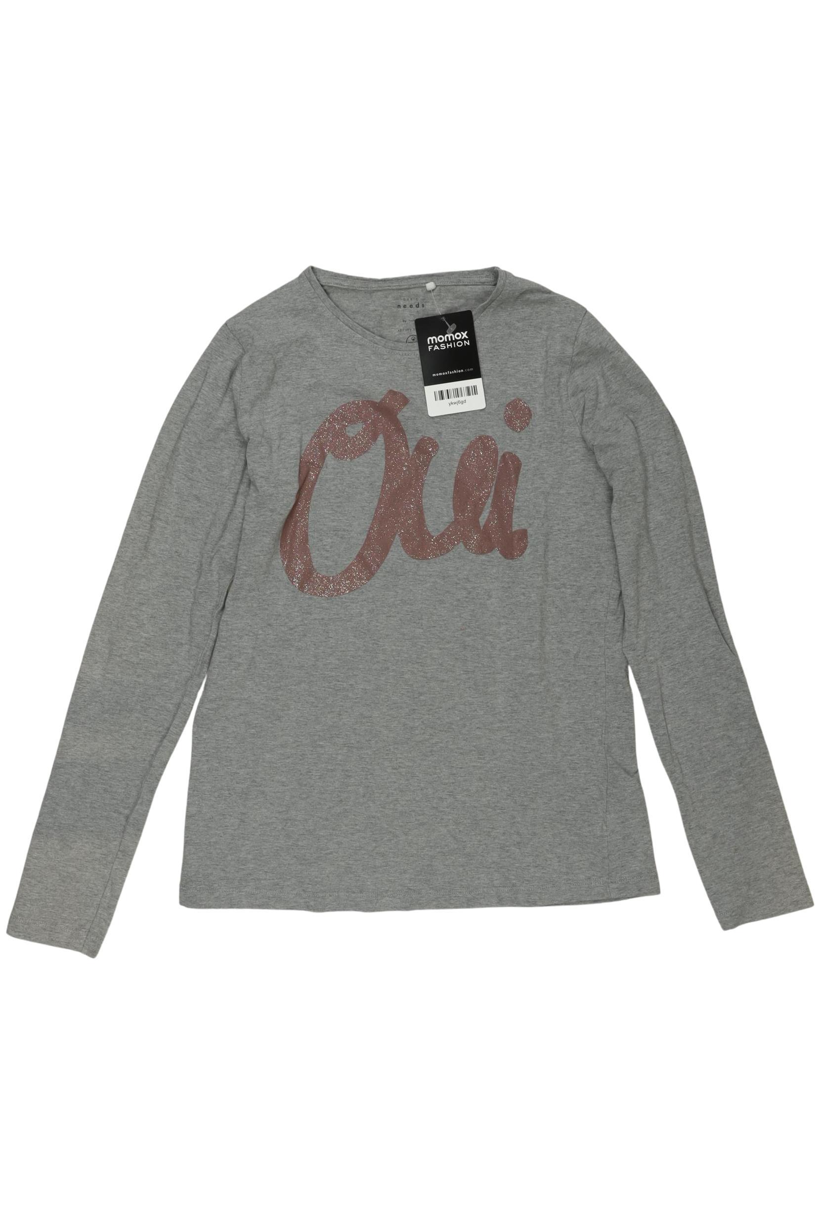 

name it Mädchen Langarmshirt, grau, Gr. 158/164