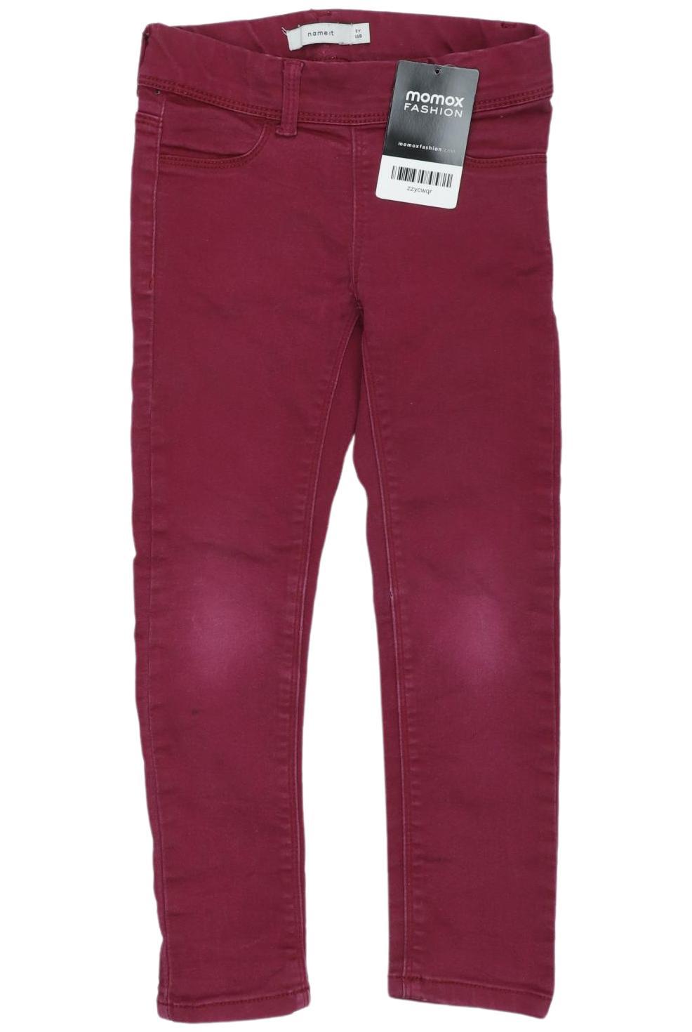 

name it Mädchen Jeans, bordeaux, Gr. 110