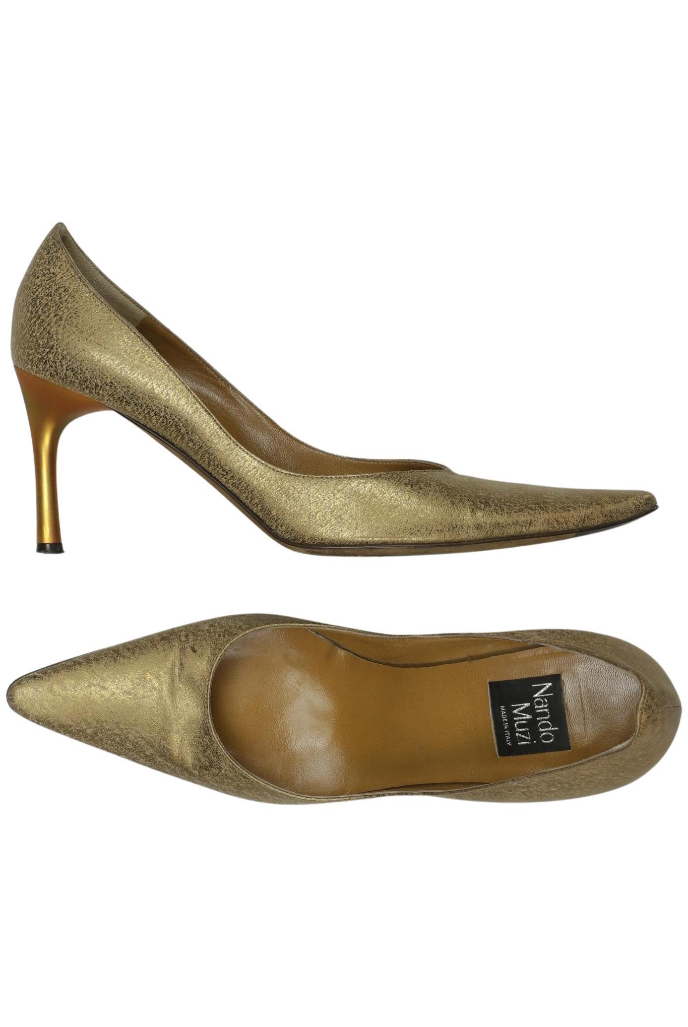 

Nando Muzi Damen Pumps, gold, Gr. 38