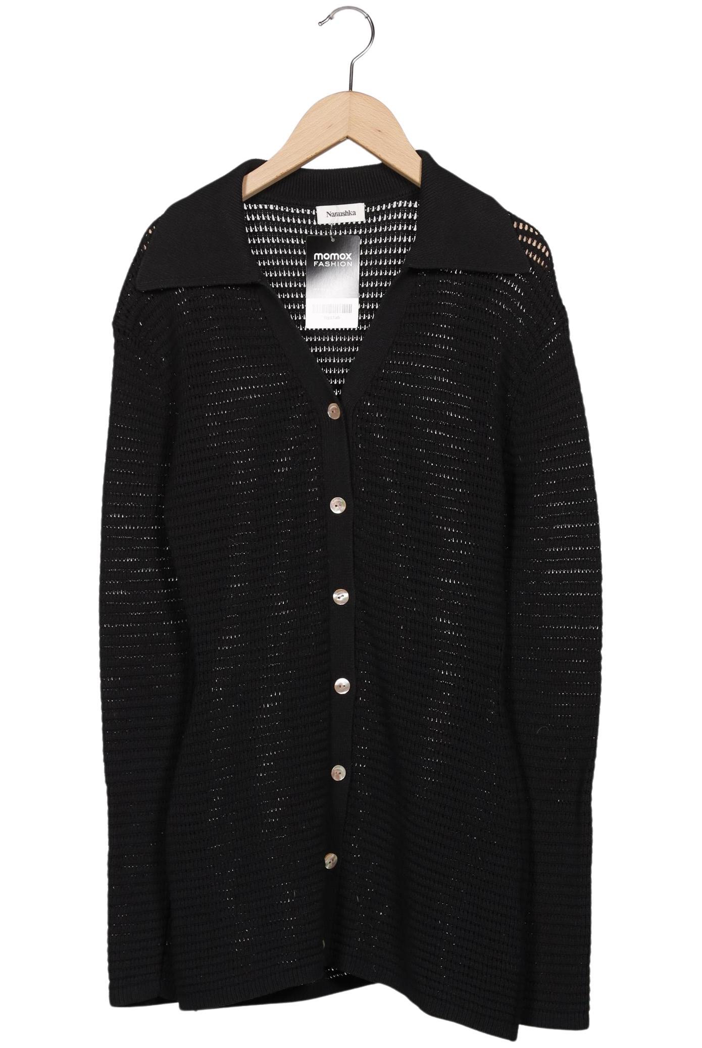 

Nanushka Damen Strickjacke, schwarz, Gr. 36