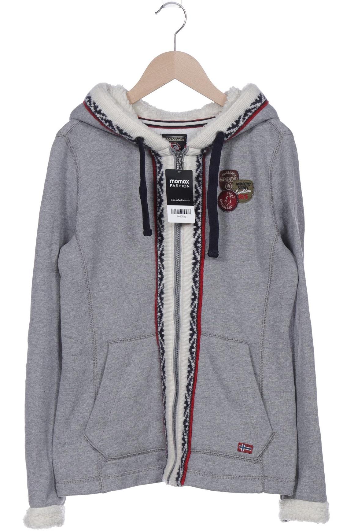

Napapijri Damen Kapuzenpullover, grau, Gr. 38