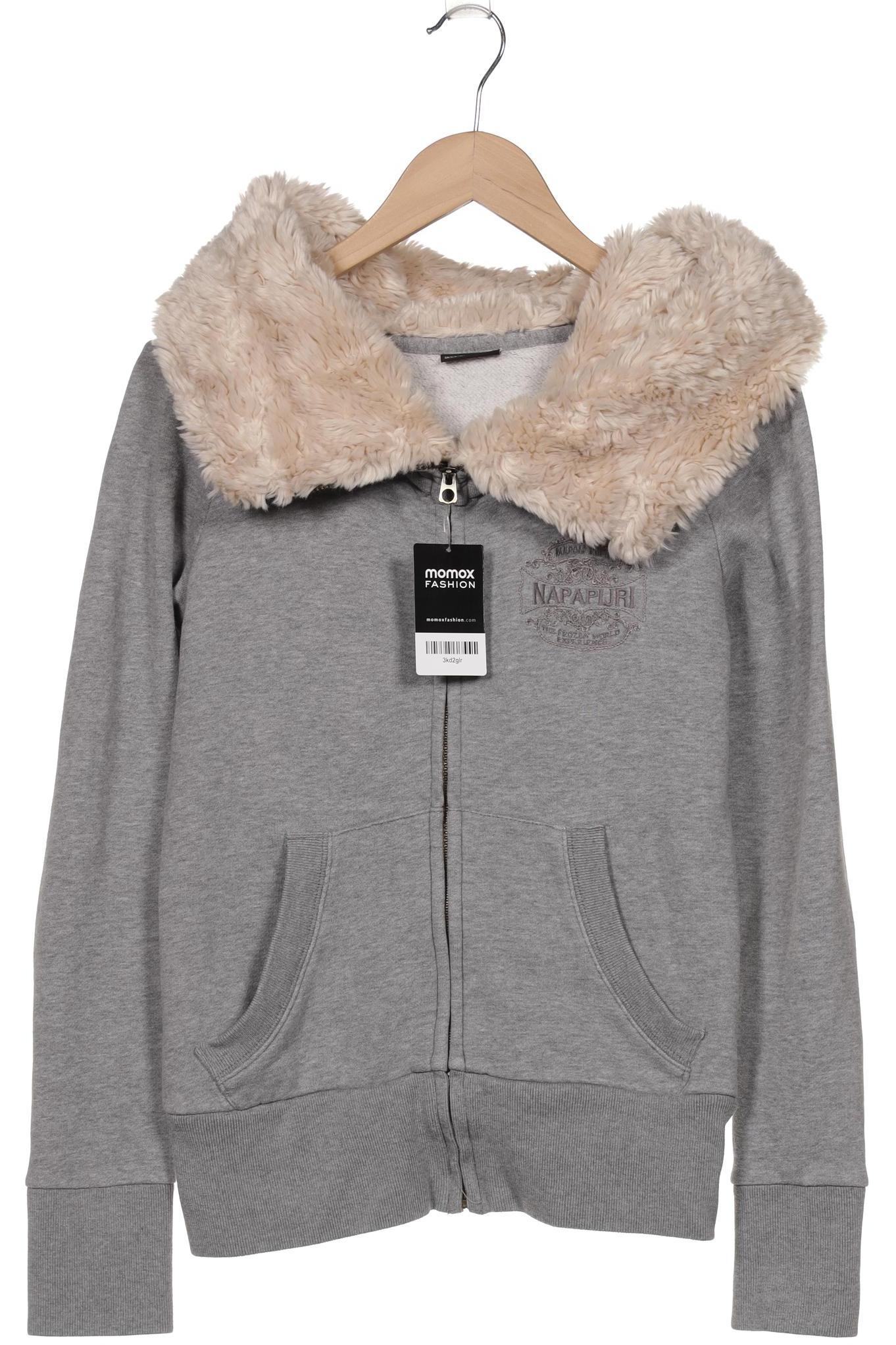 

Napapijri Damen Kapuzenpullover, grau, Gr. 38