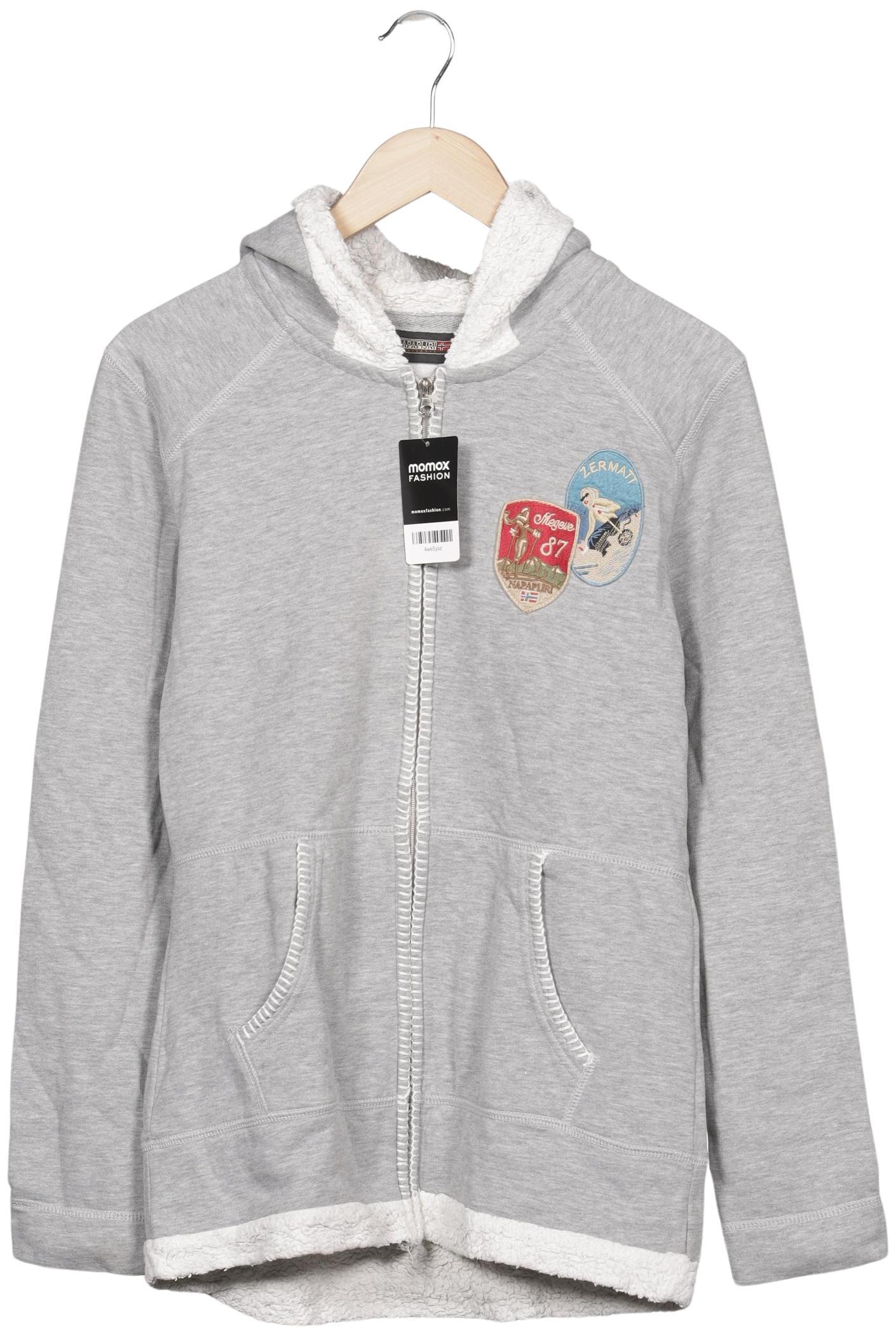 

Napapijri Damen Kapuzenpullover, grau, Gr. 44