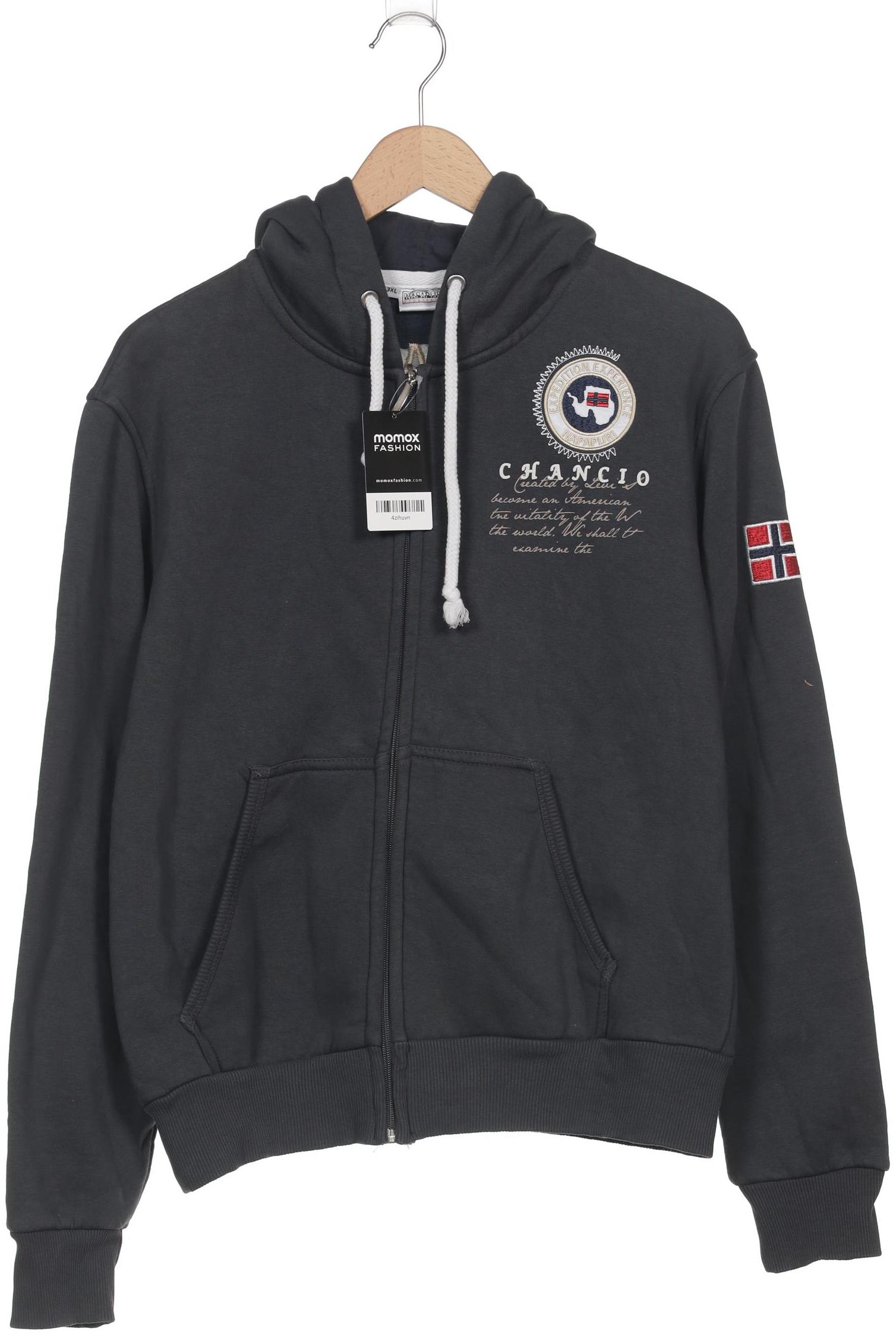 

Napapijri Damen Kapuzenpullover, grau, Gr. 48