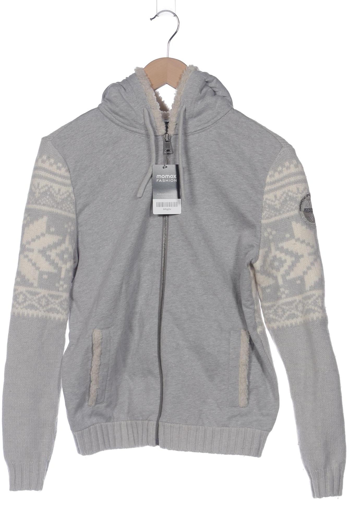 

Napapijri Damen Kapuzenpullover, grau, Gr. 38
