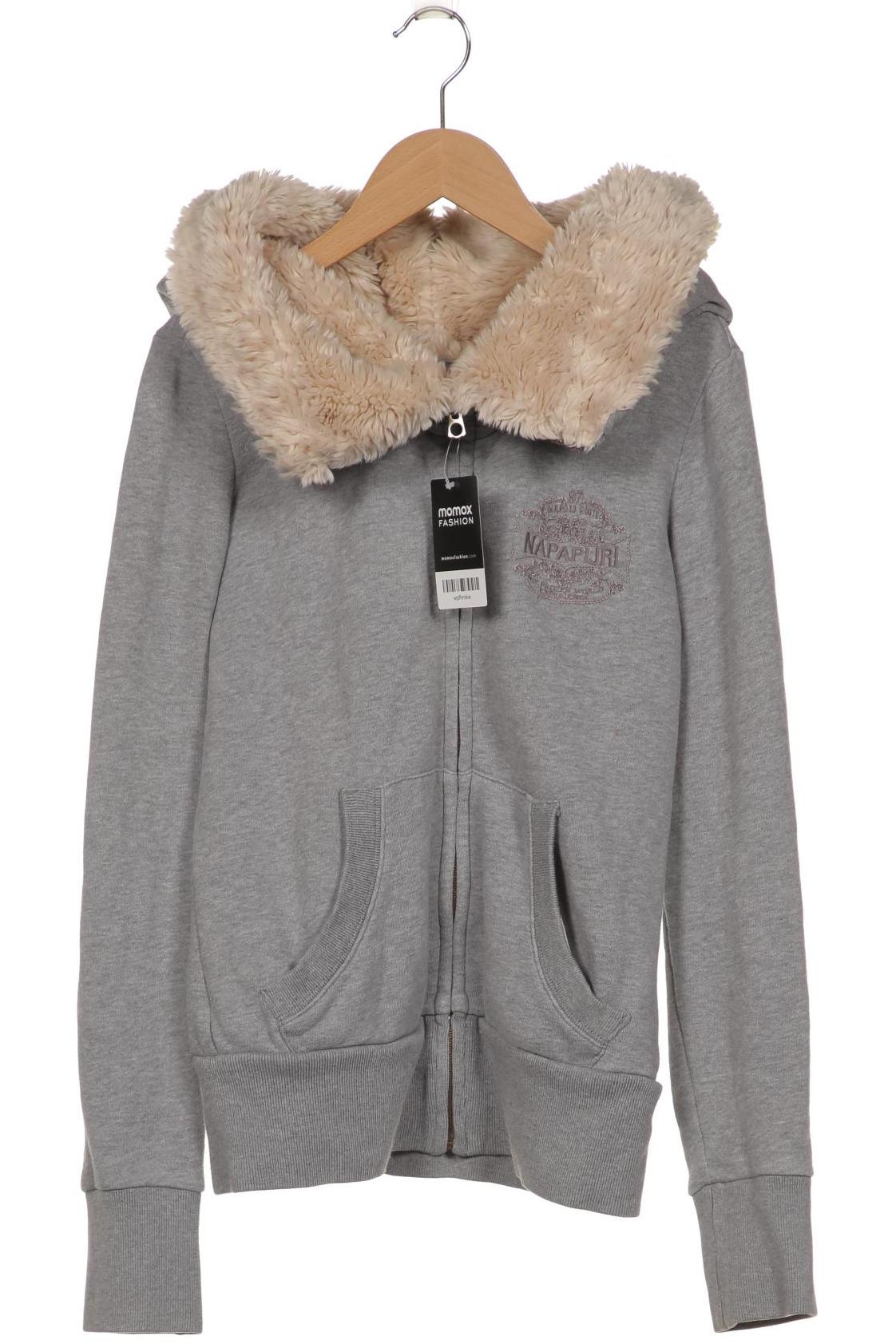 

Napapijri Damen Kapuzenpullover, grau, Gr. 38