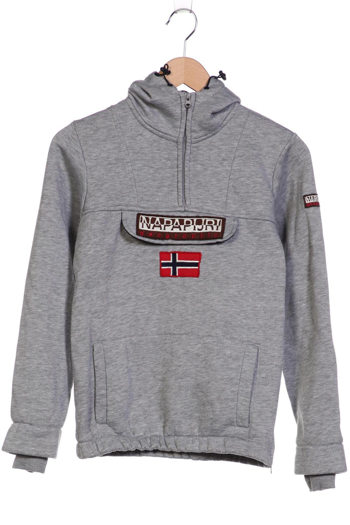 

Napapijri Damen Kapuzenpullover, grau, Gr. 36