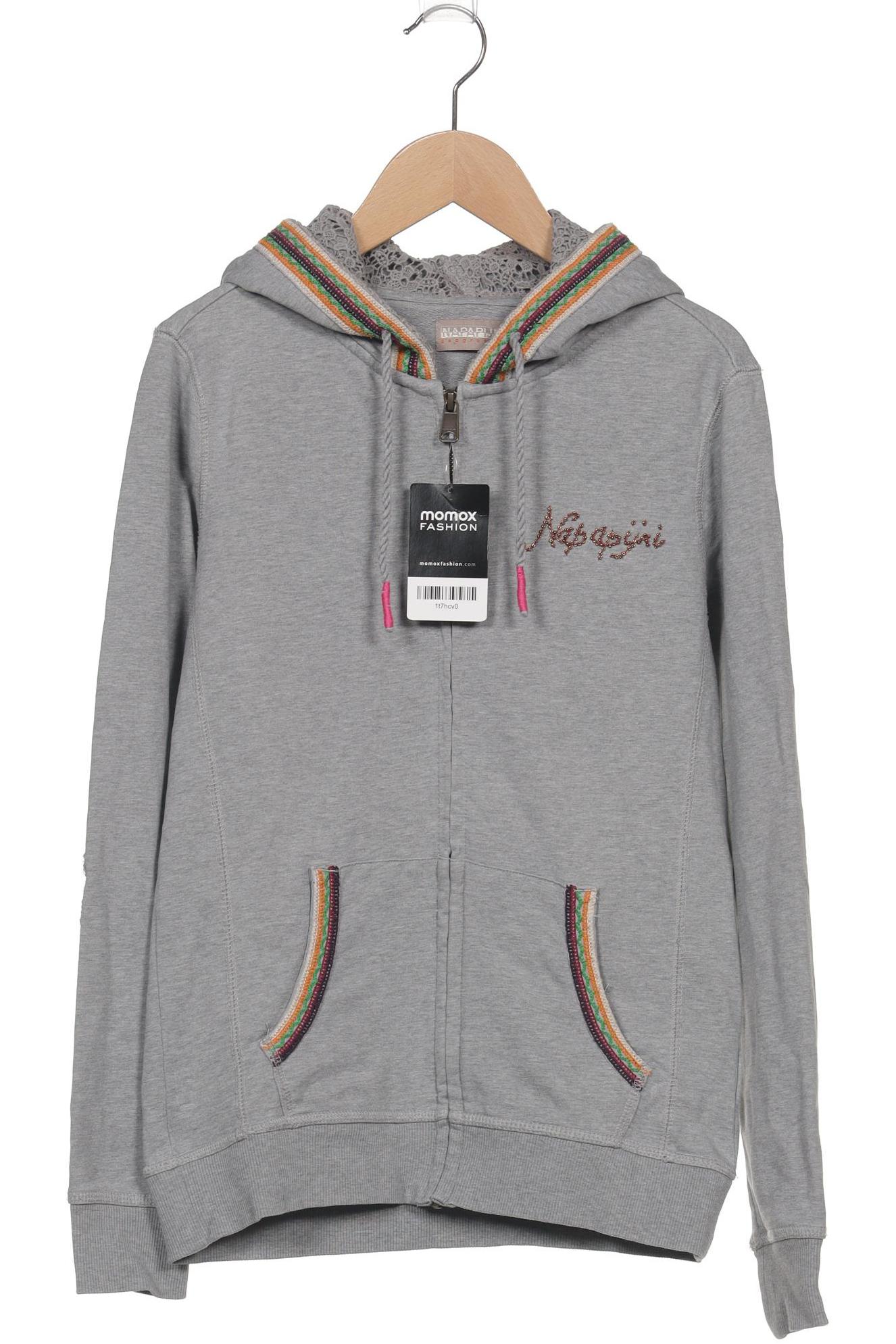 

Napapijri Damen Kapuzenpullover, grau, Gr. 36