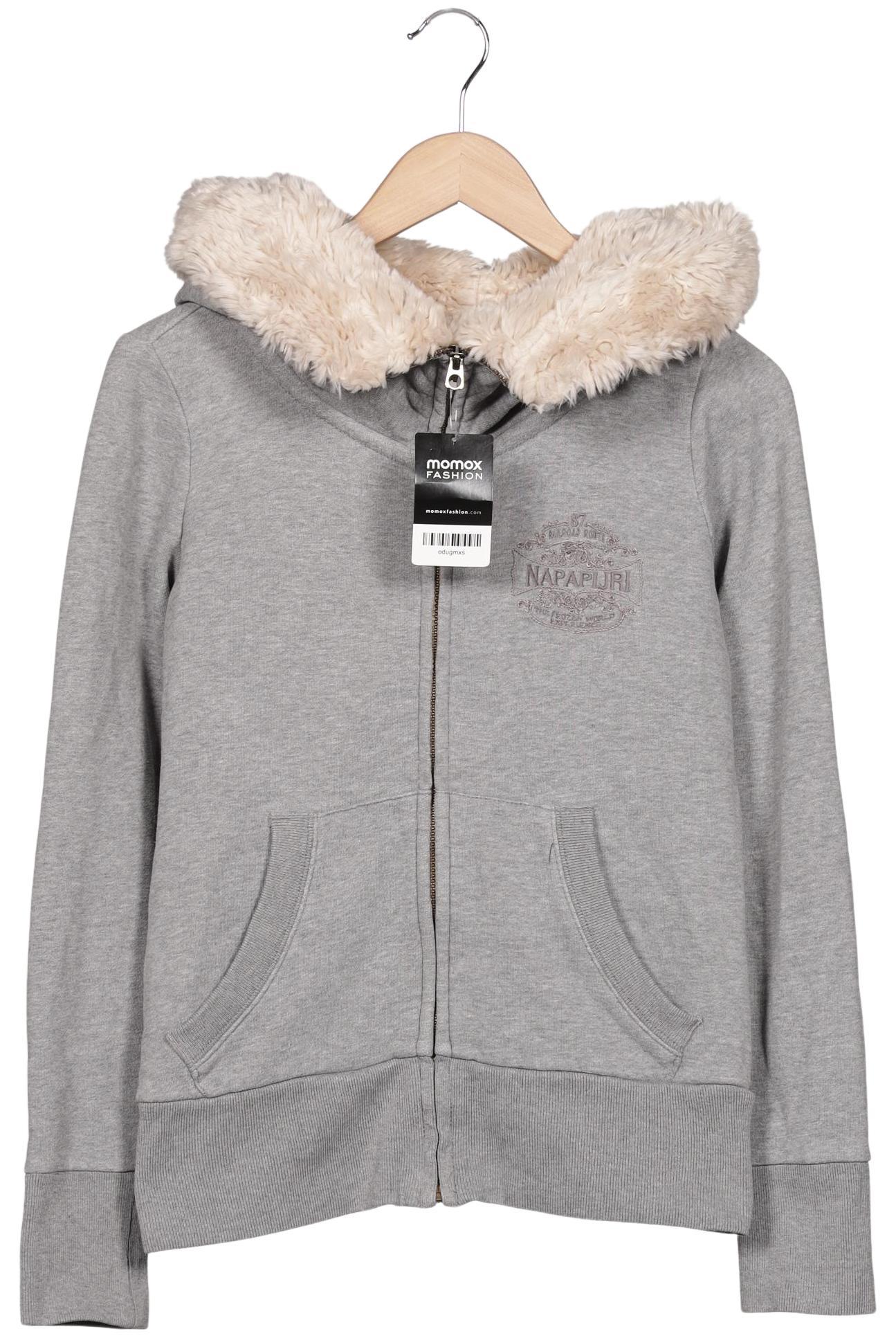 

Napapijri Damen Kapuzenpullover, grau, Gr. 38