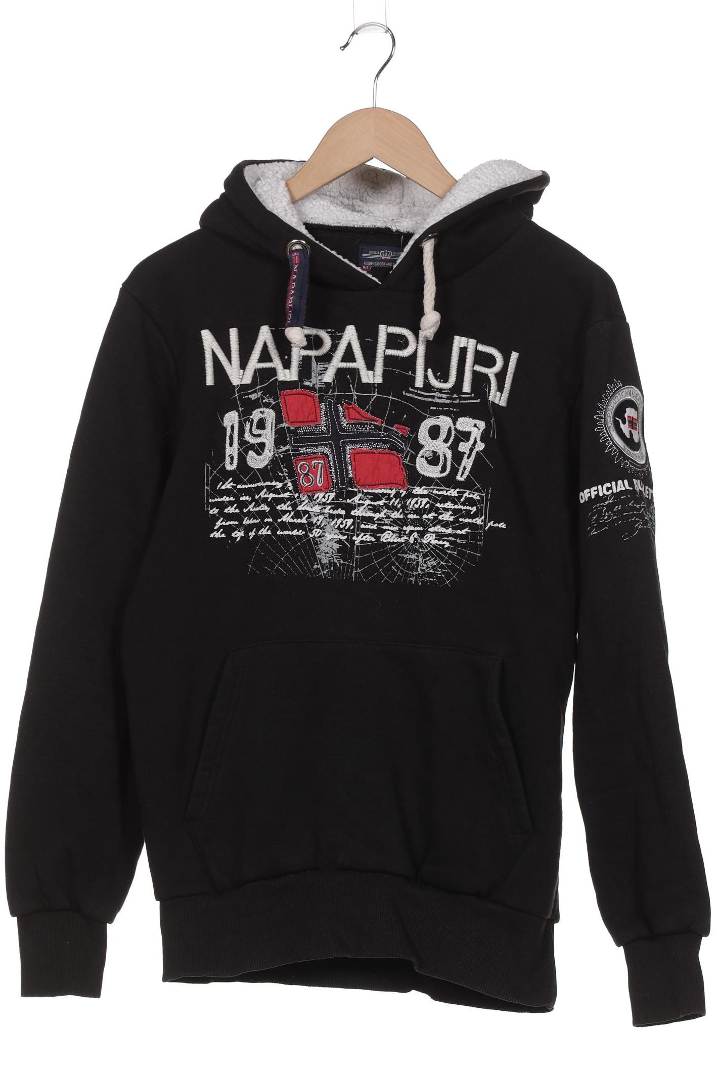 

Napapijri Damen Kapuzenpullover, schwarz, Gr. 42