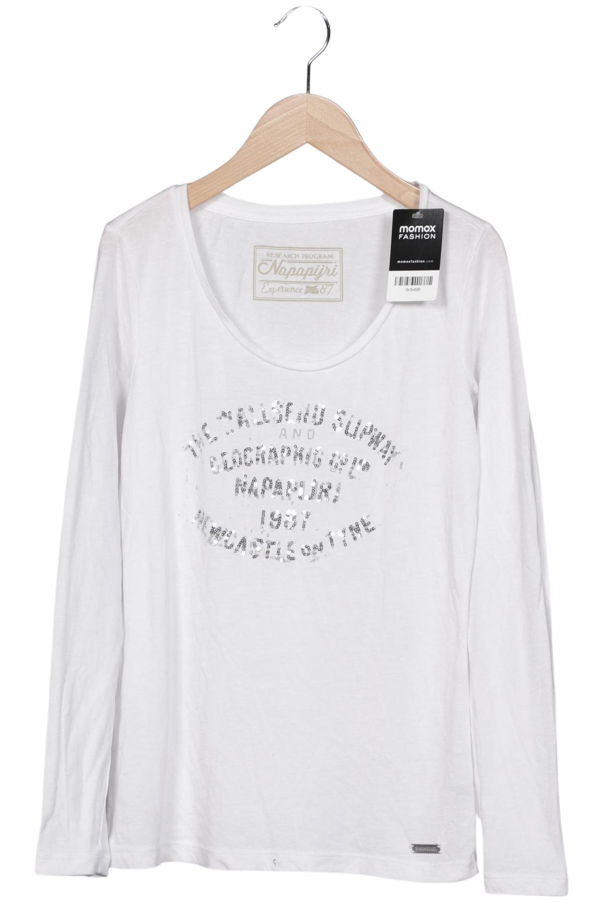 

Napapijri Damen Langarmshirt, weiß, Gr. 36