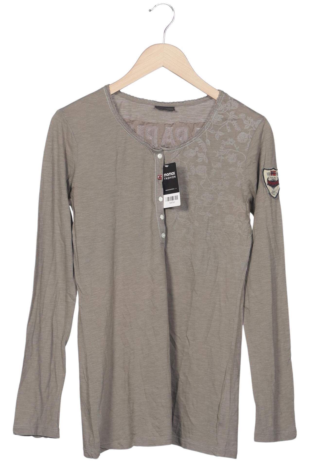 

Napapijri Damen Langarmshirt, grau, Gr. 44