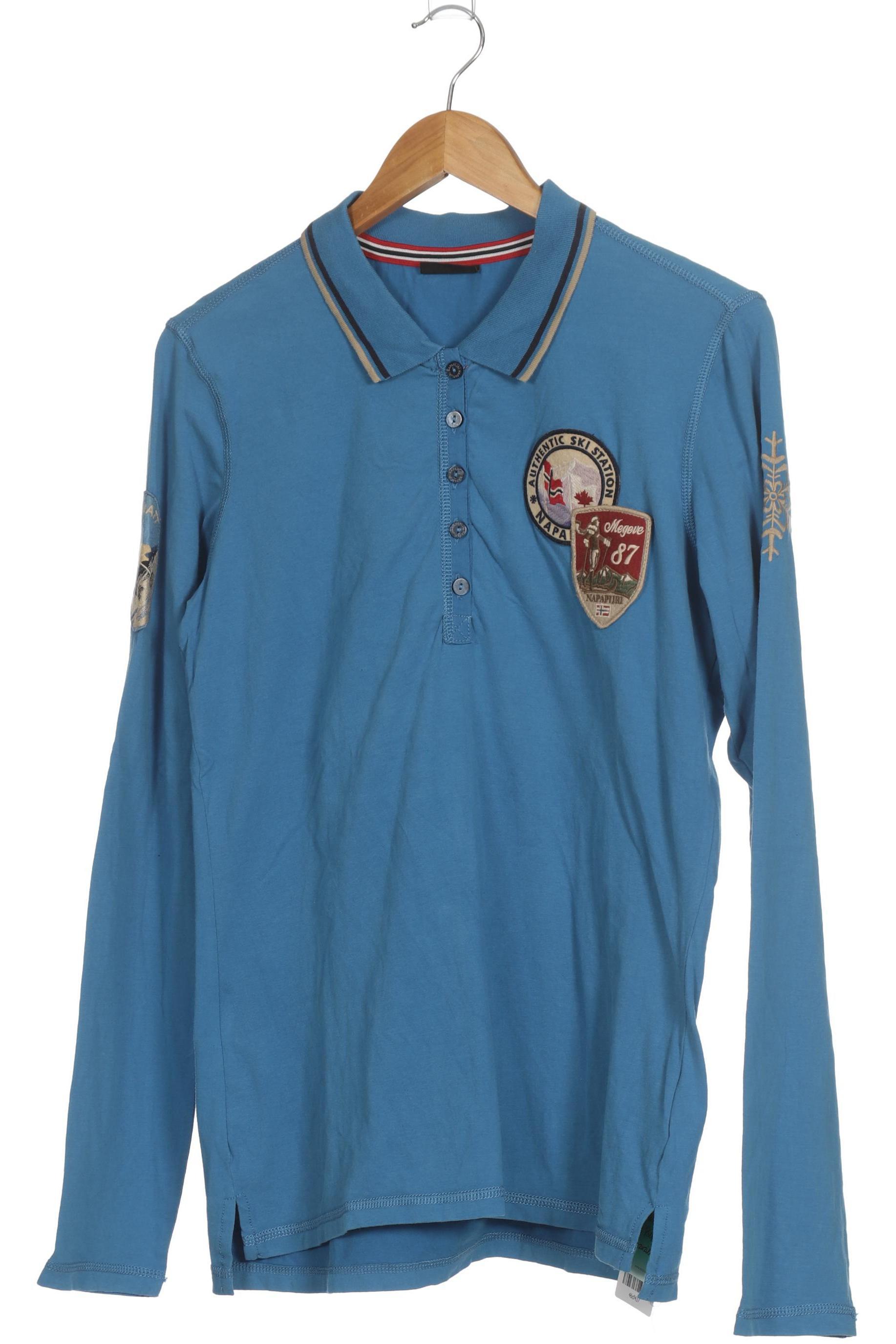 

Napapijri Damen Langarmshirt, blau, Gr.