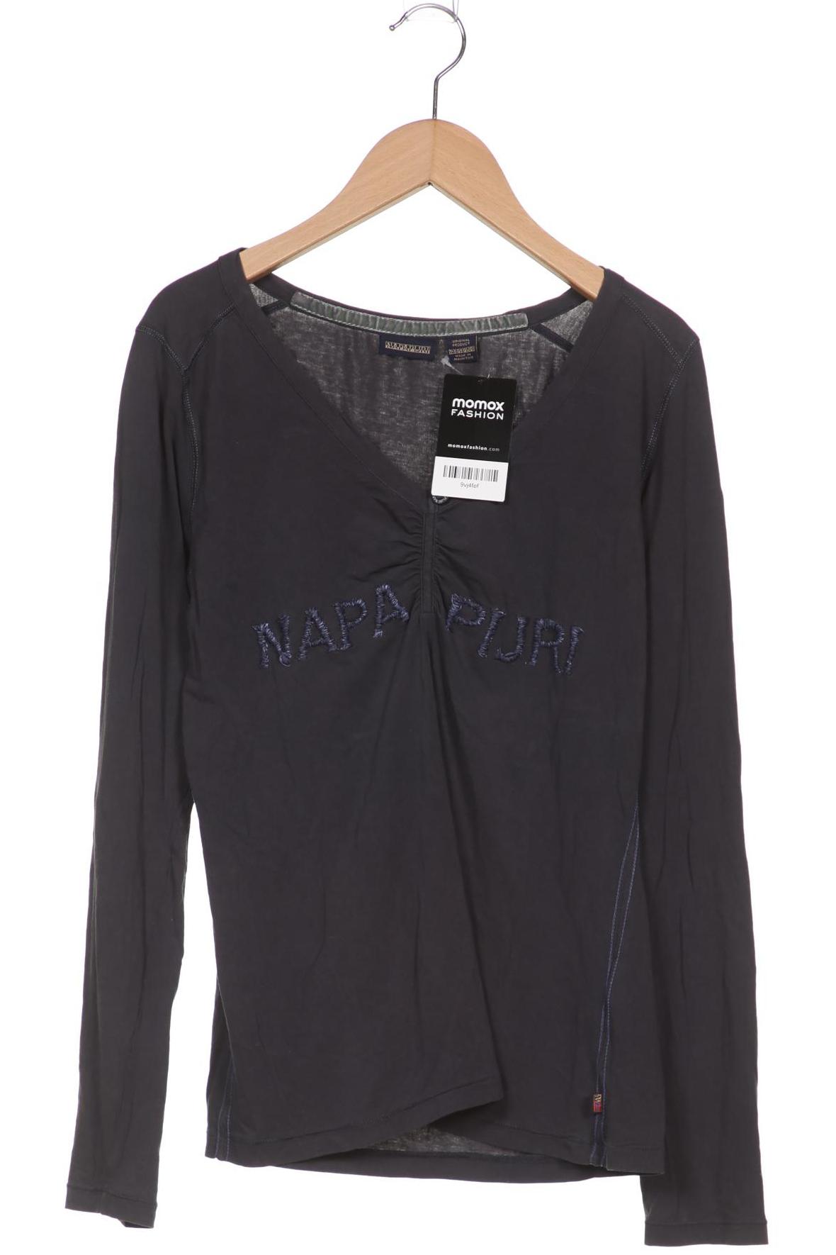 

Napapijri Damen Langarmshirt, grau, Gr. 38
