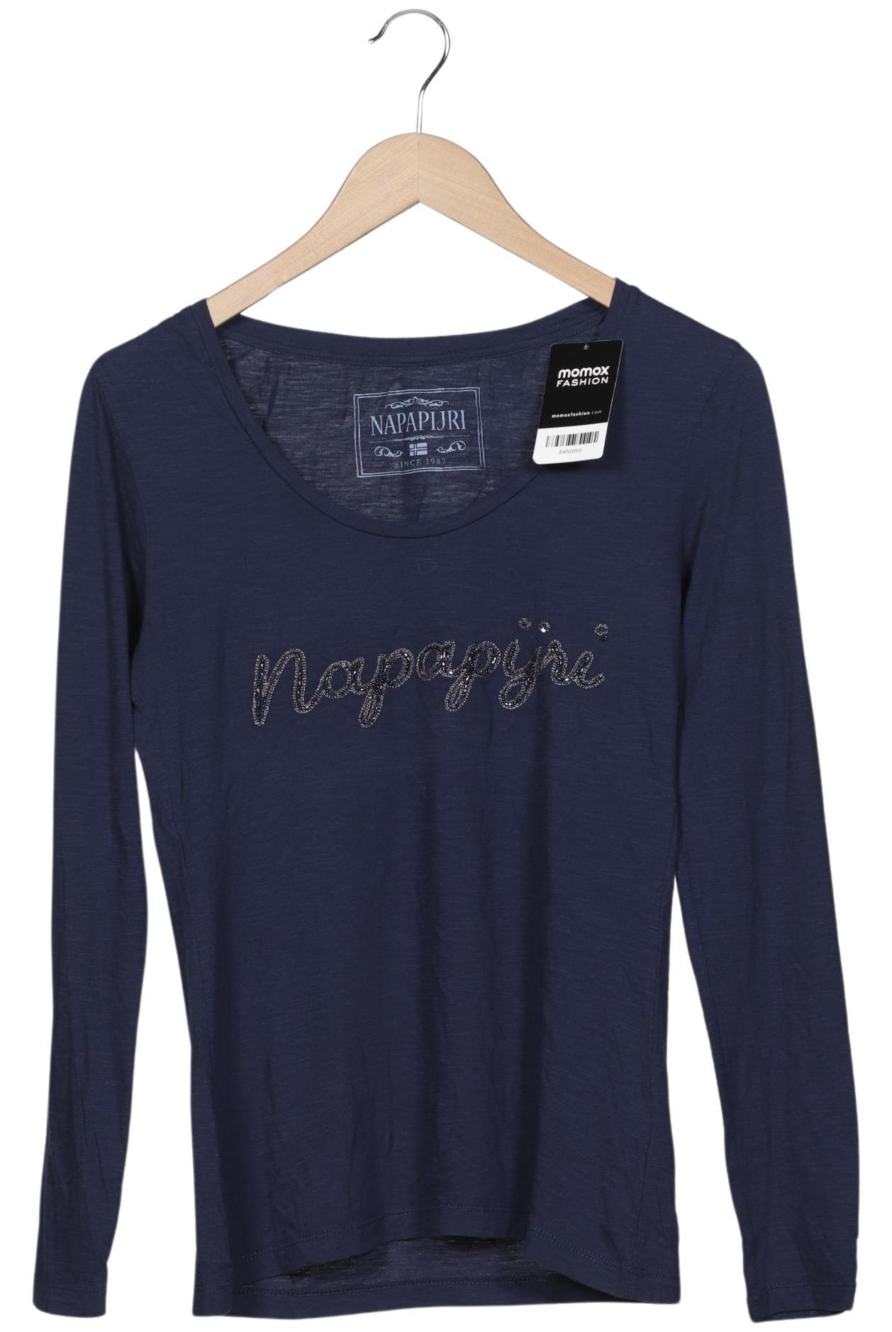 

Napapijri Damen Langarmshirt, marineblau, Gr. 38